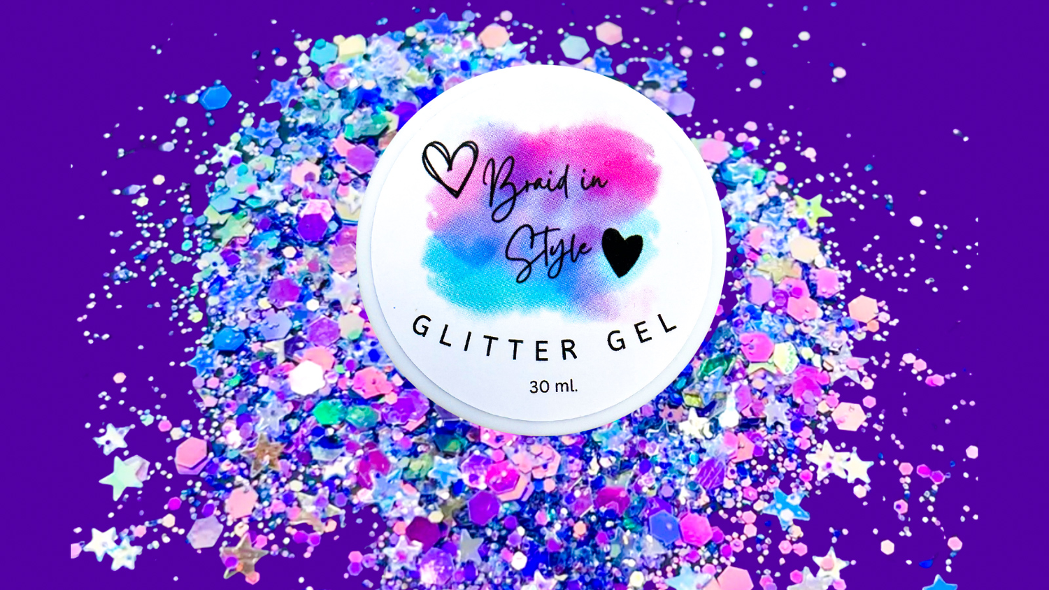 Braid in Style Glitter Gel