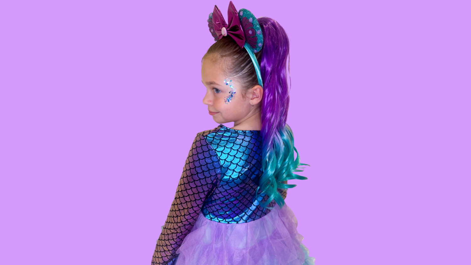 Mermaid, Princess & Dragon Ponytails