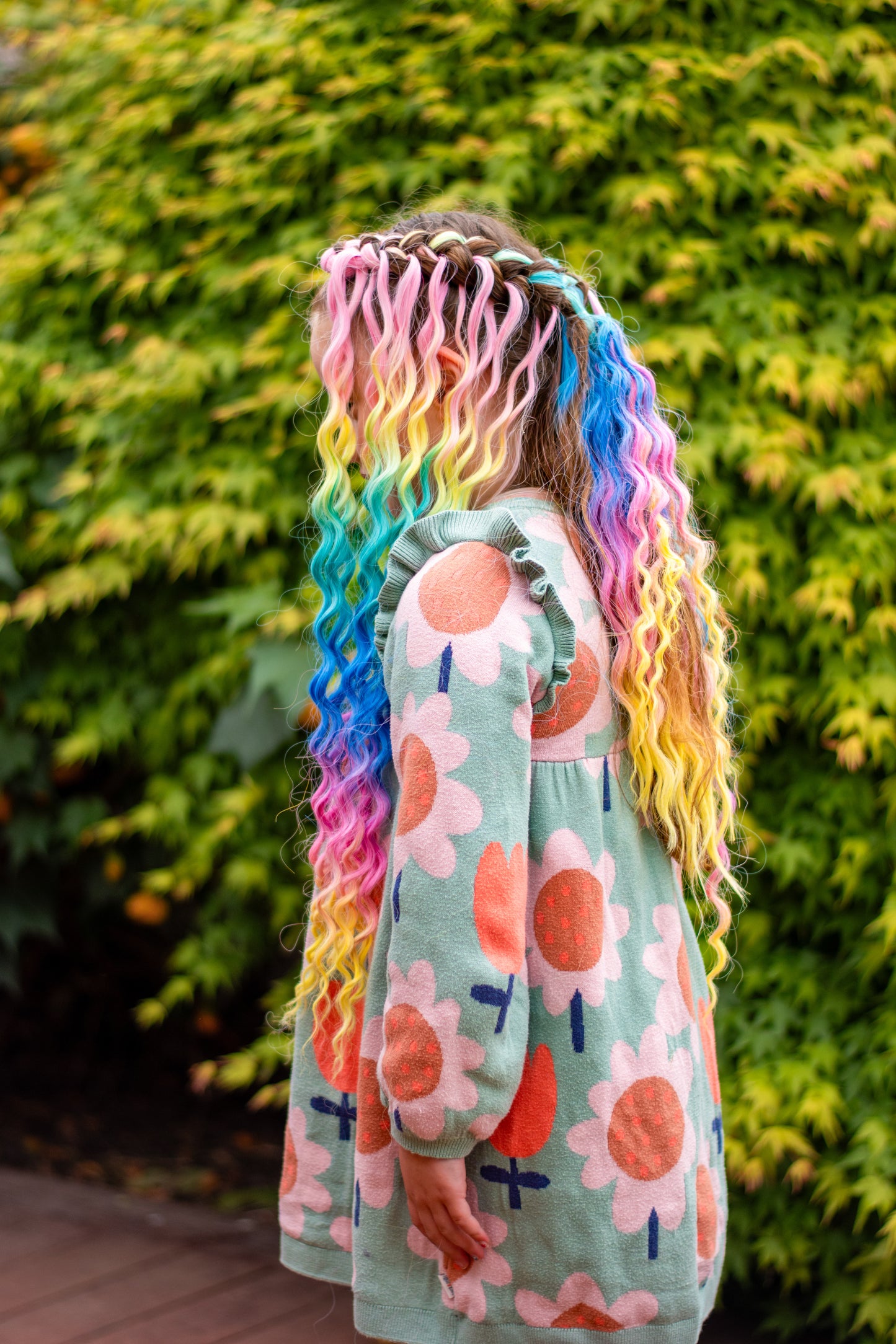 Lollipop mermaid wave braiding hair