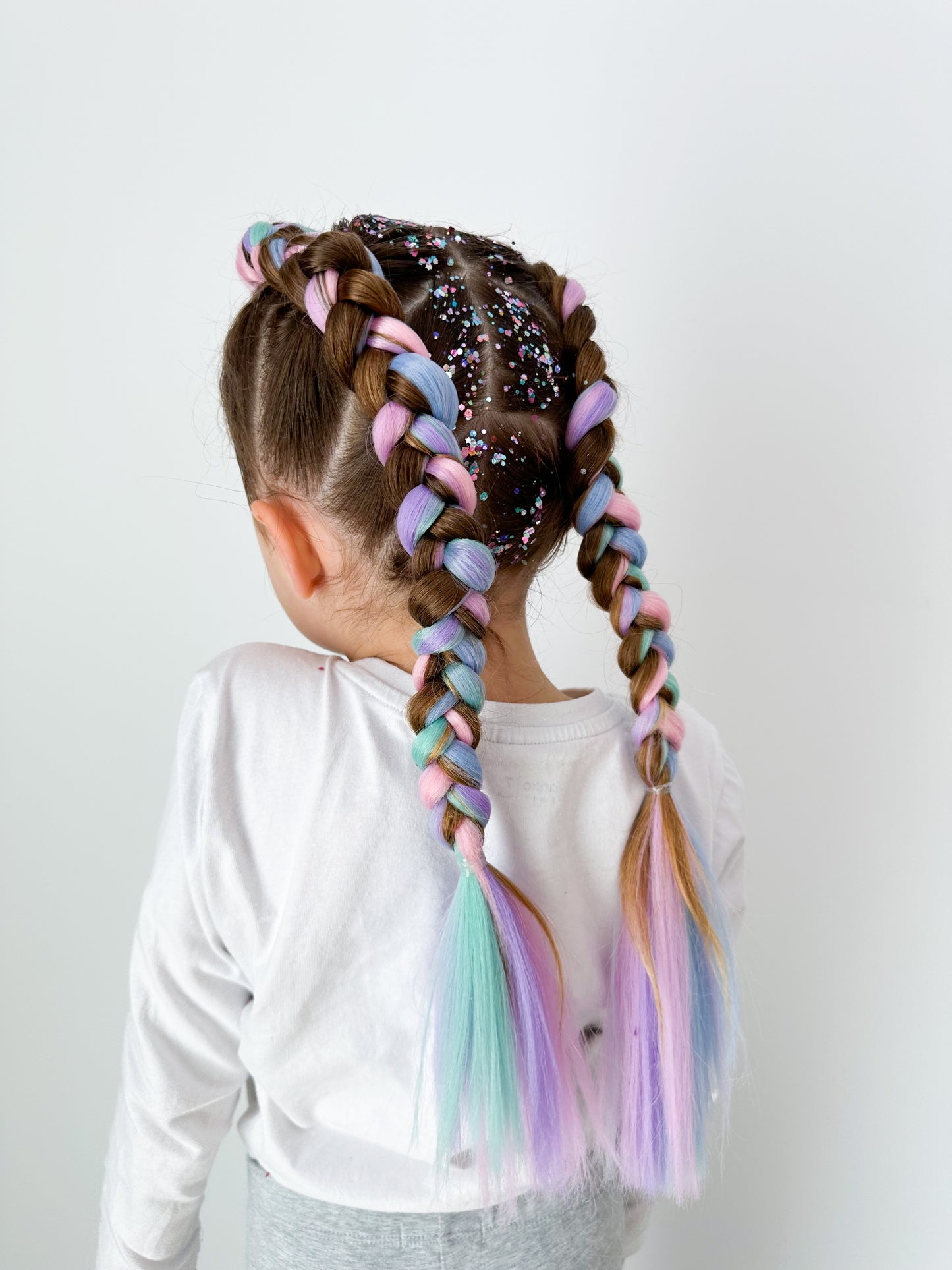Cotton candy braid set