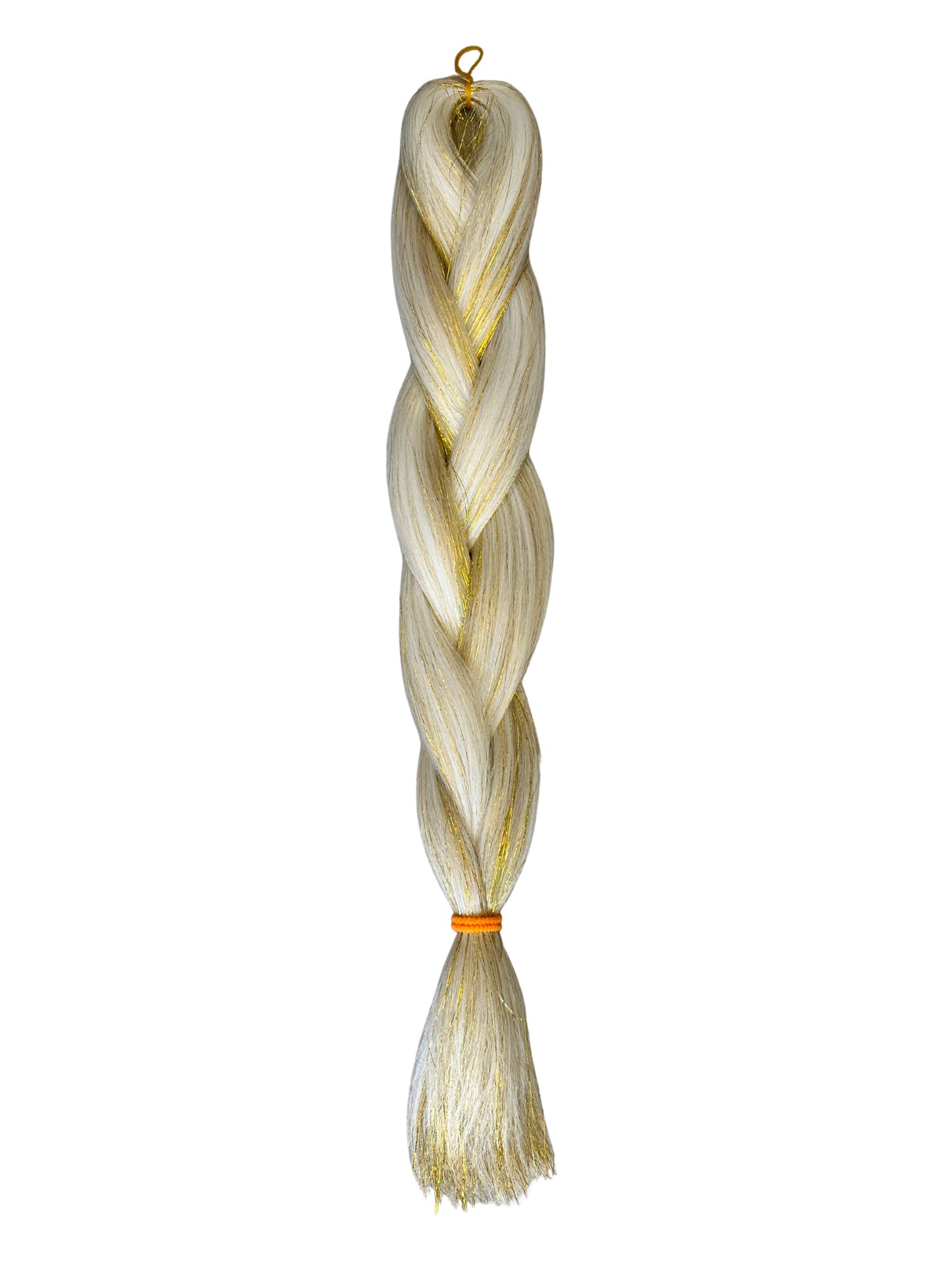Gold shimmer Braiding hair