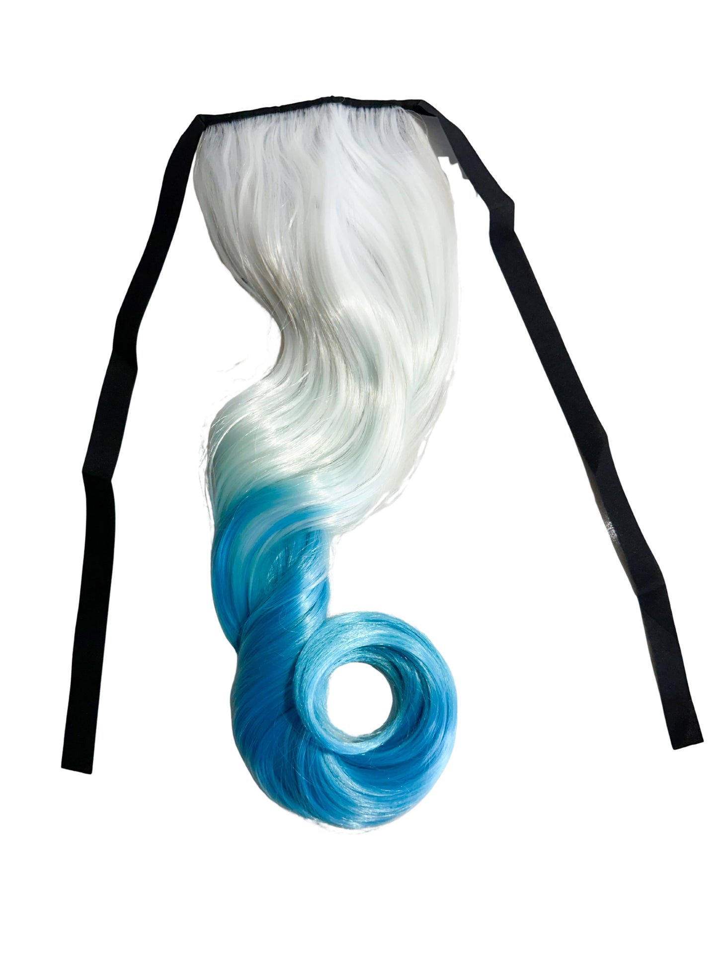 Snow Queen princess ponytail