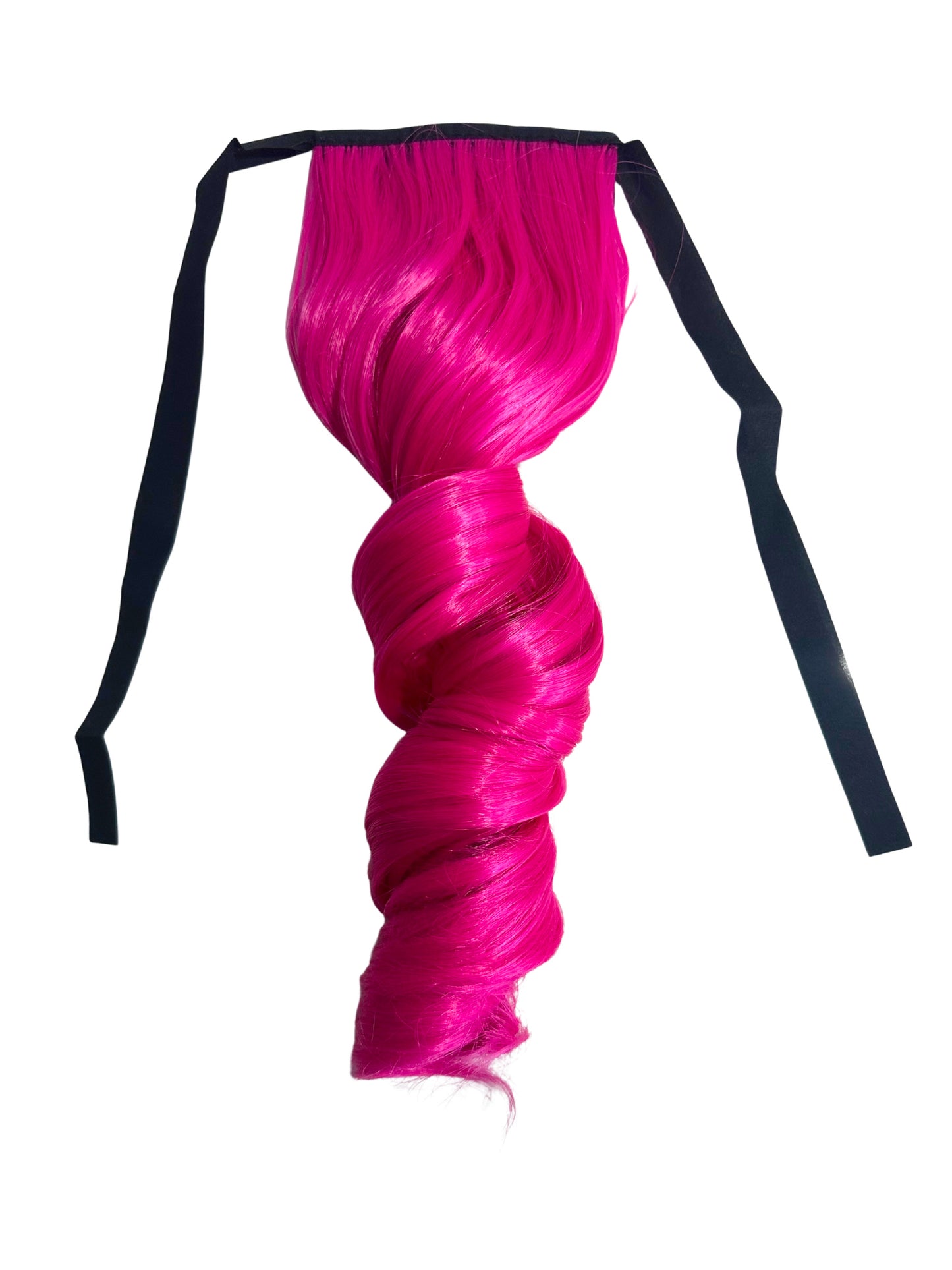 Pretty in pink princess ponytail