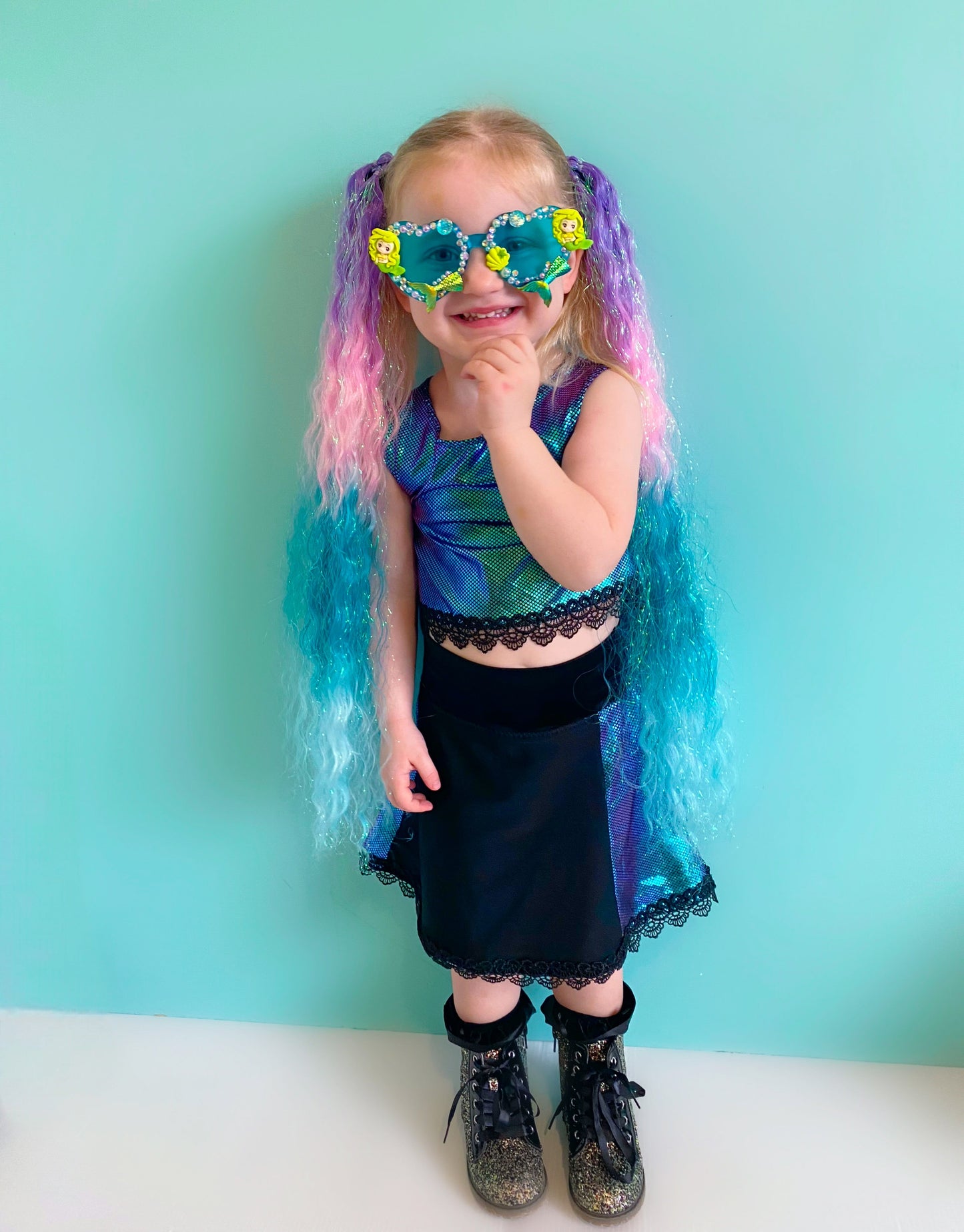 Enchanted mermaid ponytail set
