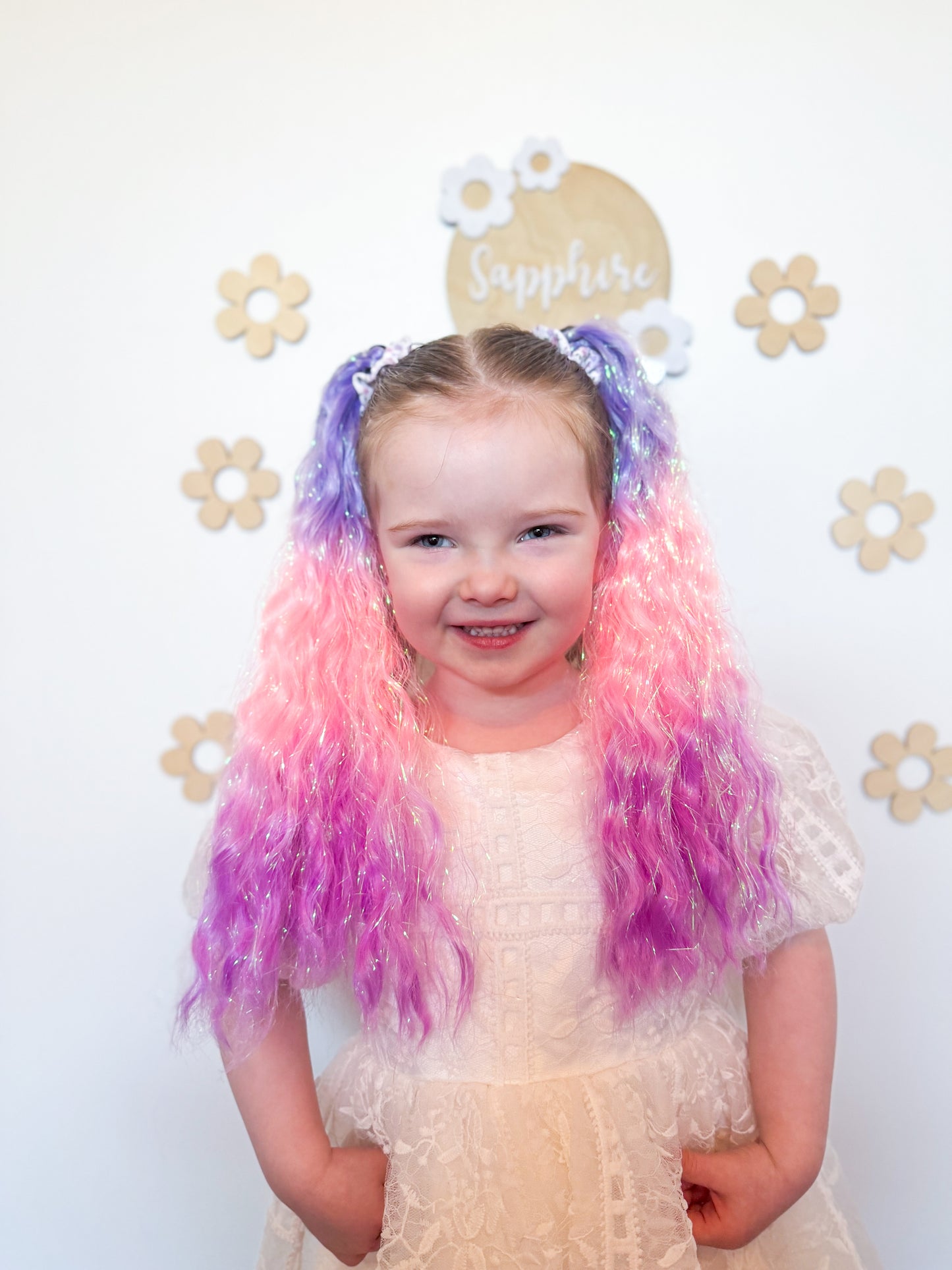 Aurora mermaid ponytail MIDI 45cm set