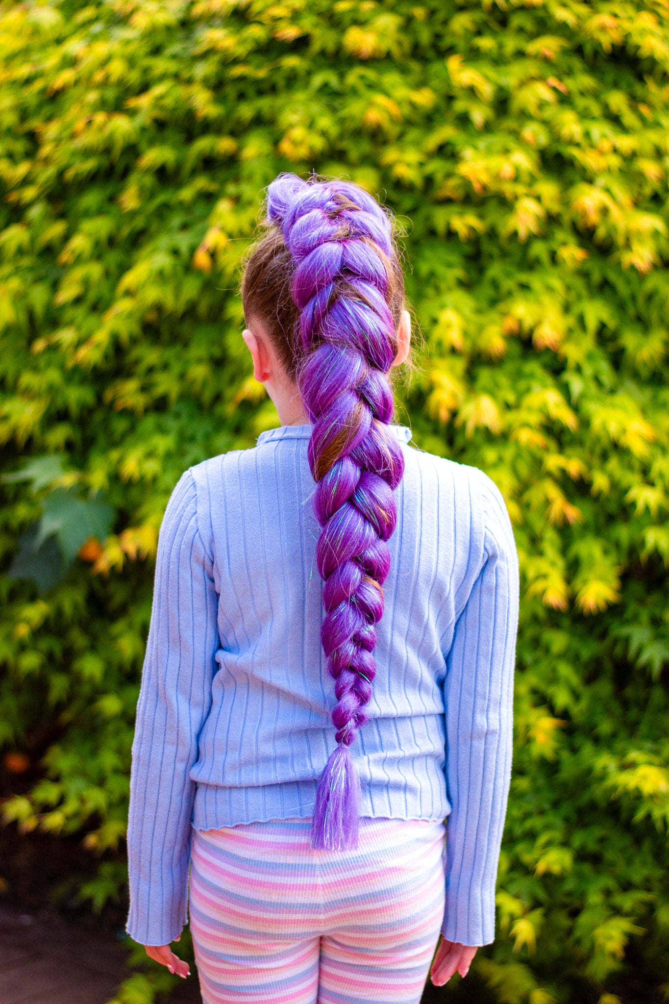 Purple Rumi Kanekalon Braiding hair