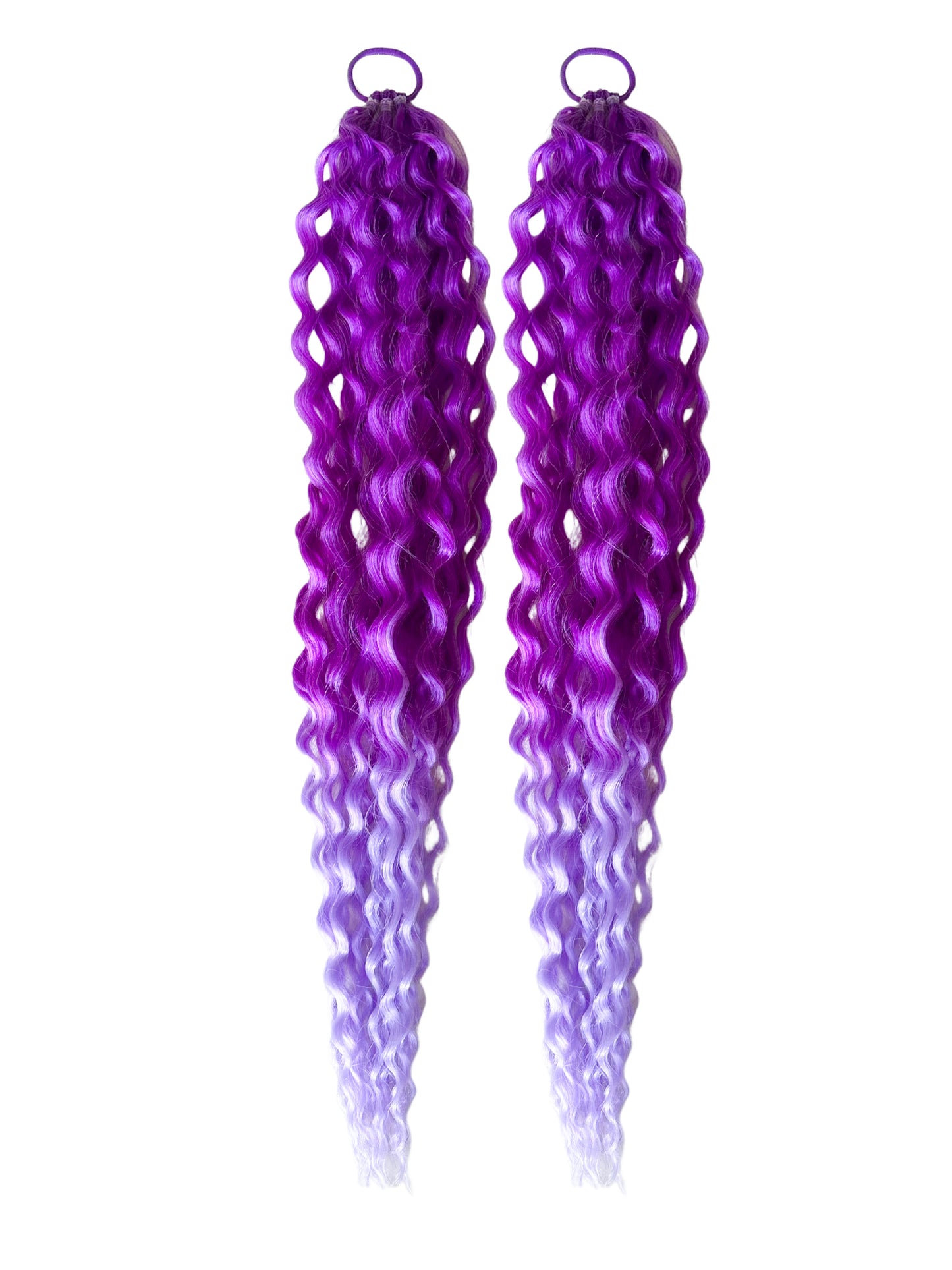 Purple Rain mermaid ponytail set