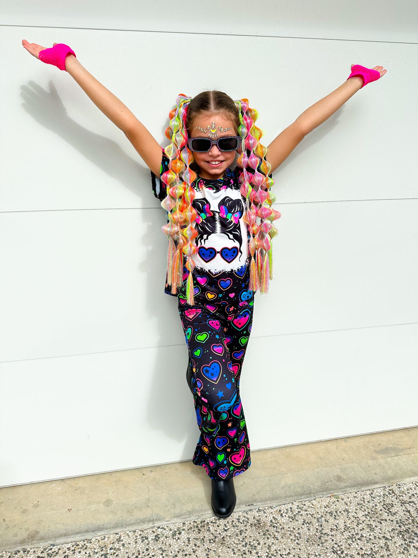 Rainbow Stargaze Bubble Ponytail Set