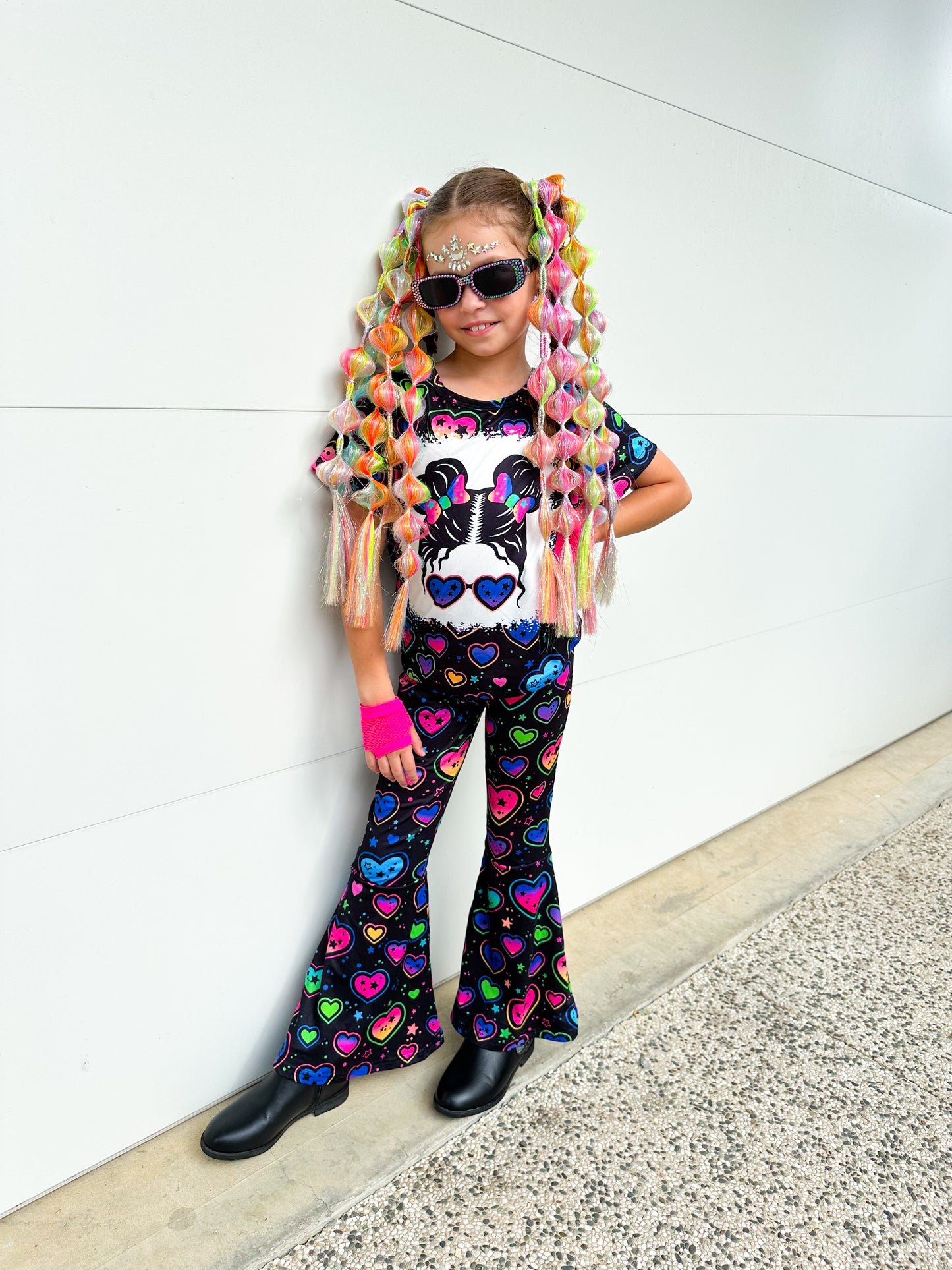 Rainbow Stargaze Bubble Ponytail Set
