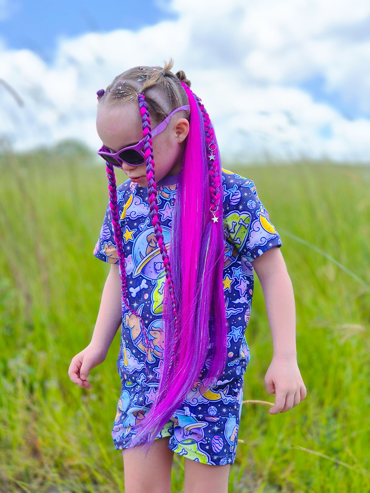 Cupcake Bling Queen Ponytail