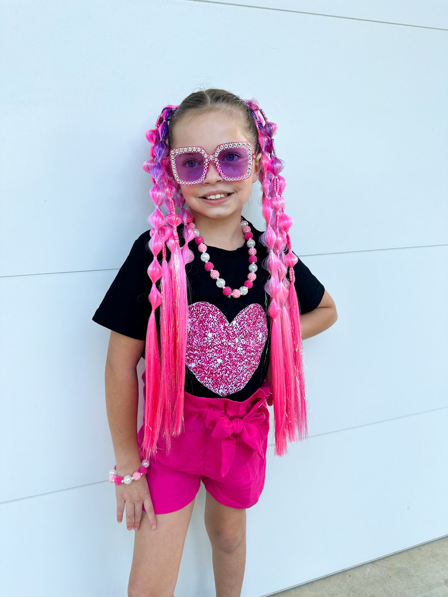 Sapphire Bubble Ponytail Set