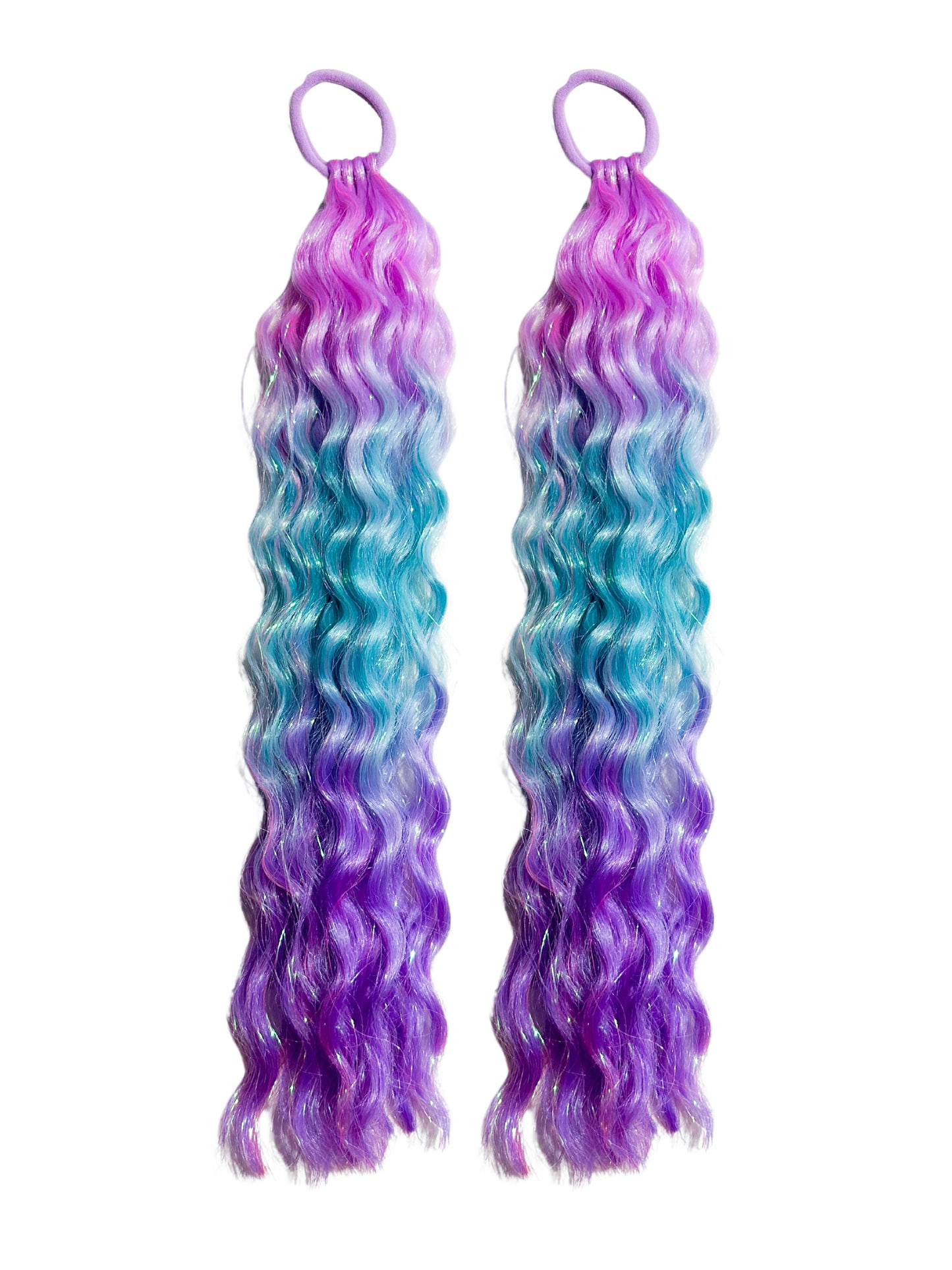 Bubblegum mermaid ponytail MIDI 45cm set