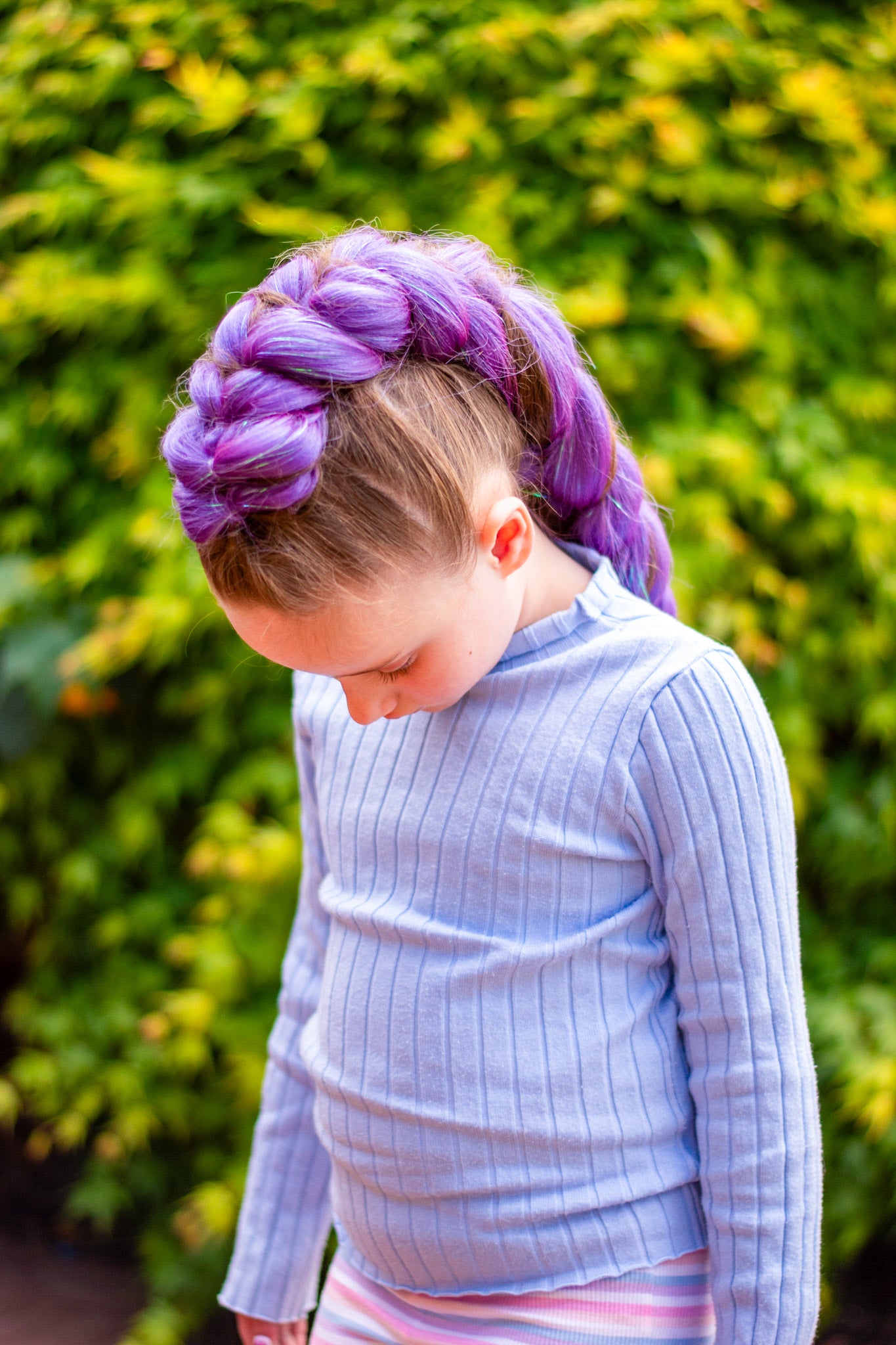 Purple Rumi Kanekalon Braiding hair