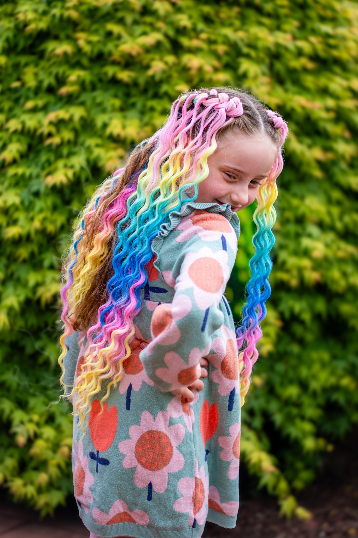 Lollipop mermaid wave braiding hair