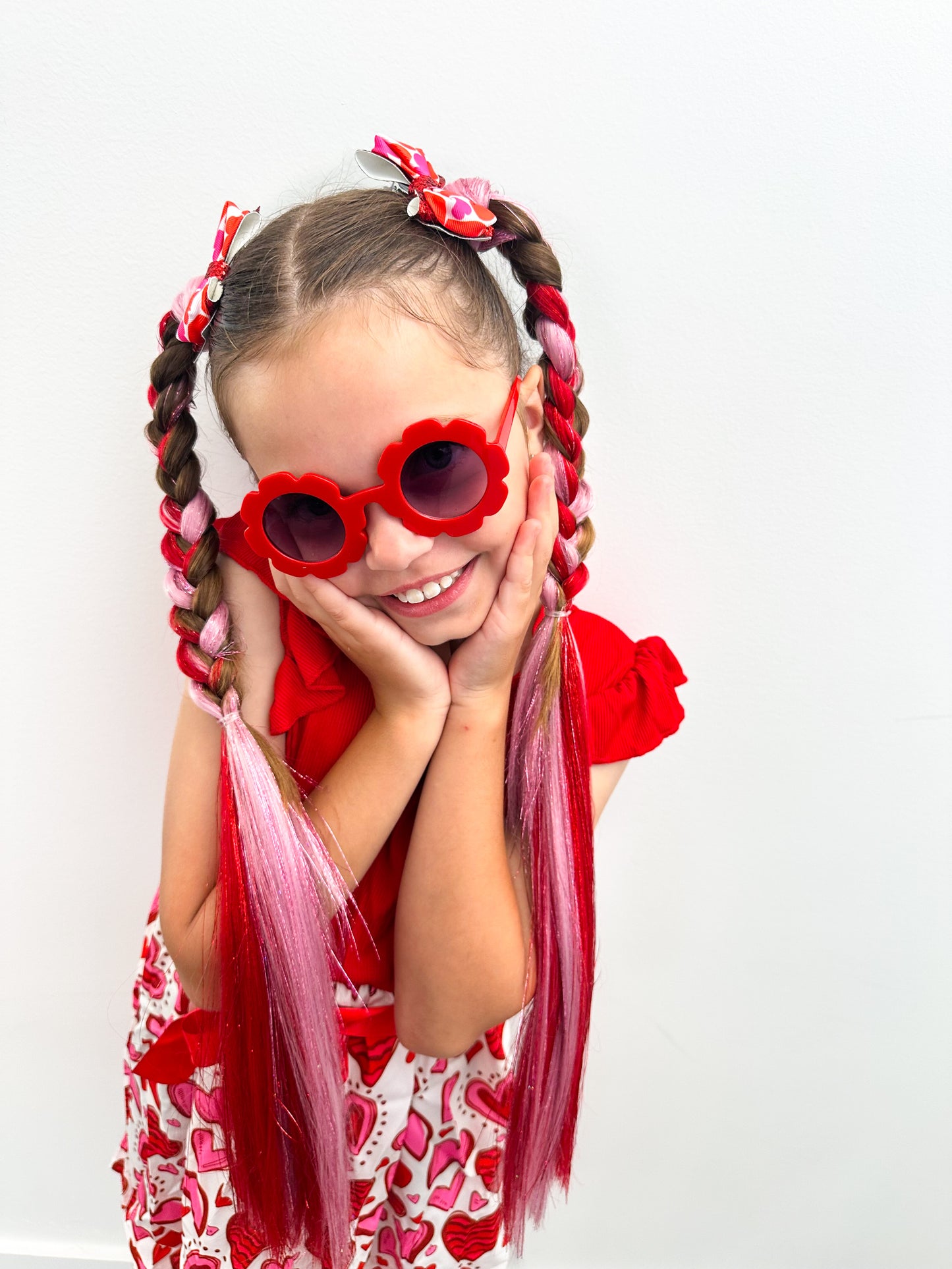 Sweetheart shimmer braid set