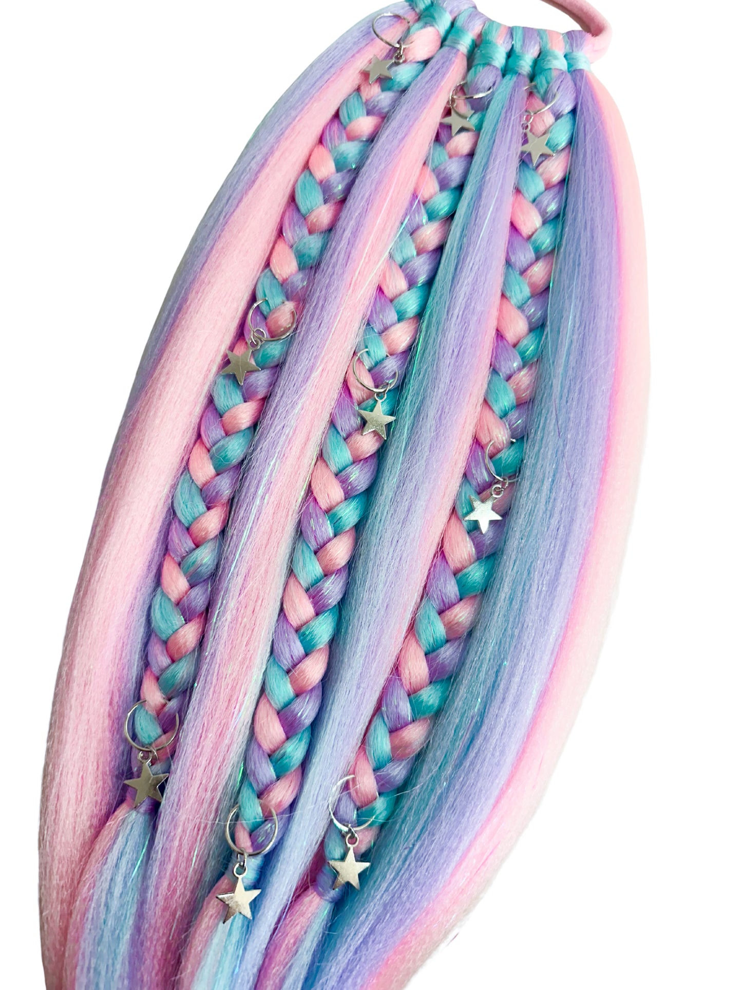 Cotton Candy Bling Queen Ponytail