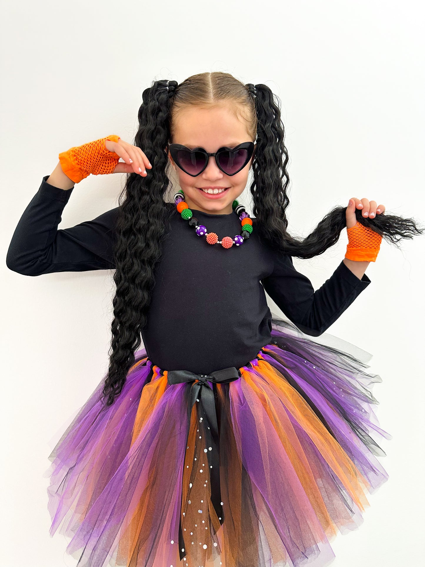 Black Noir mermaid ponytail set