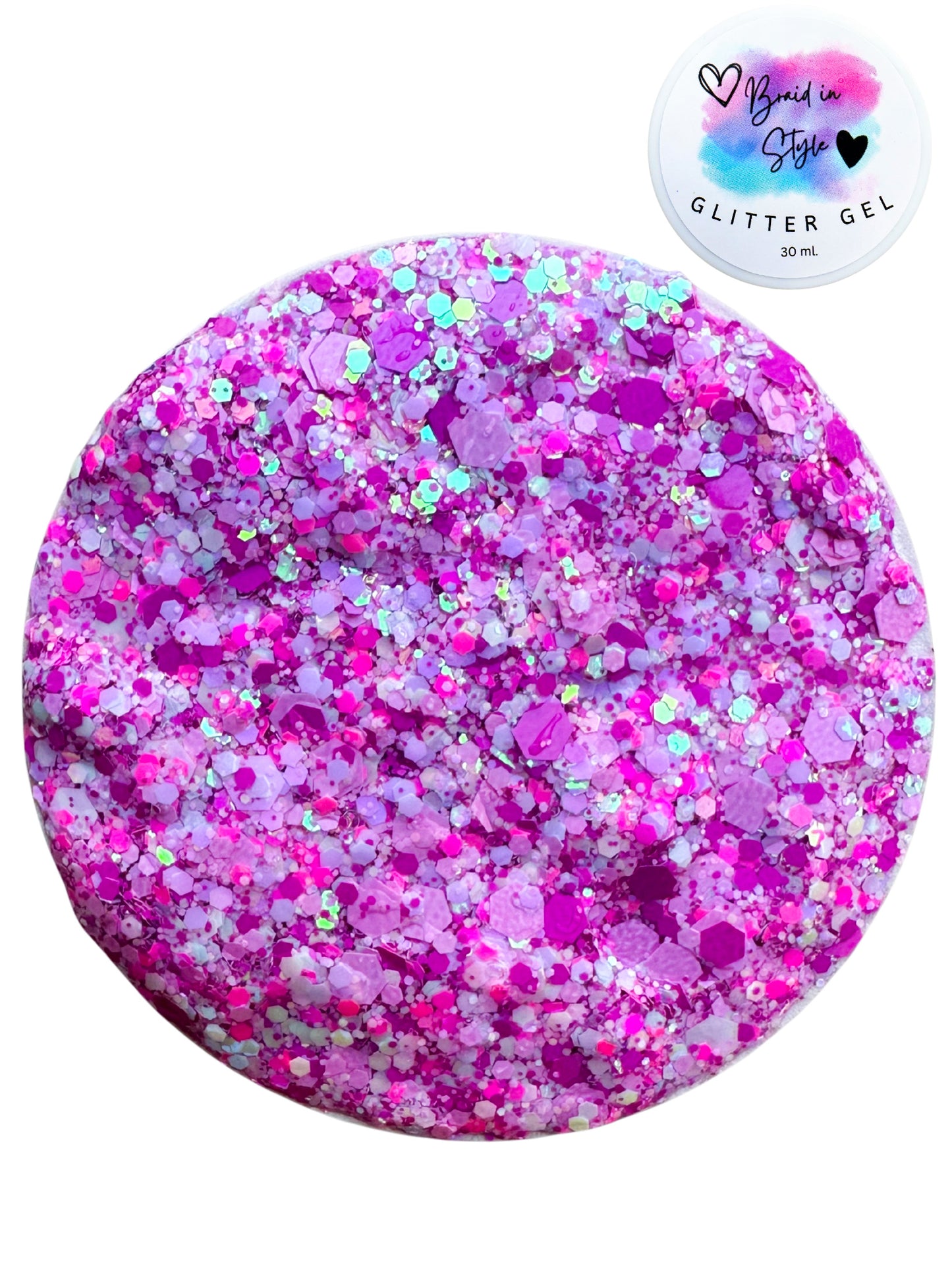 Strawberry Kisses Glitter Gel 30ml