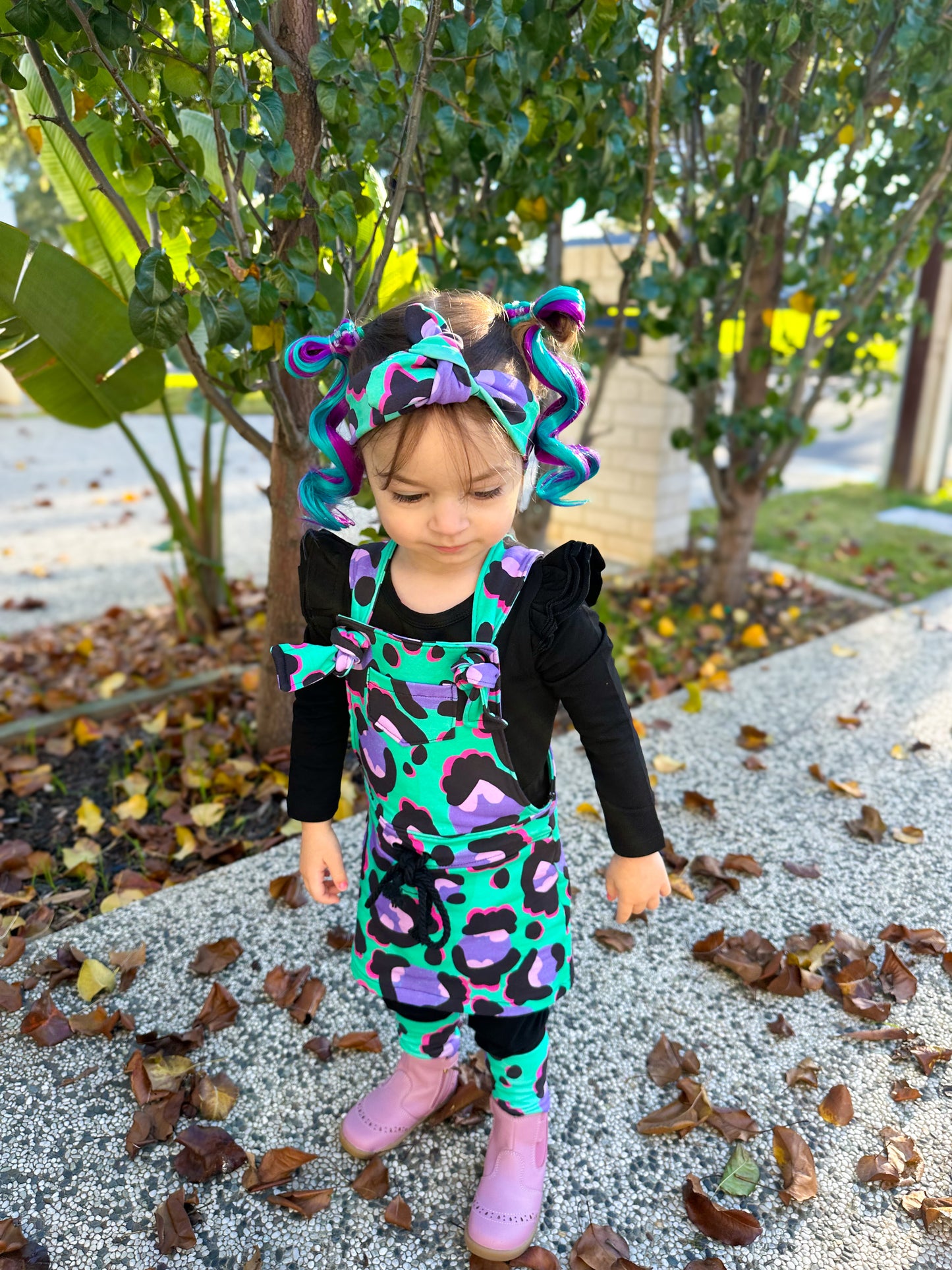 Mermaid MINI curled ponytail set