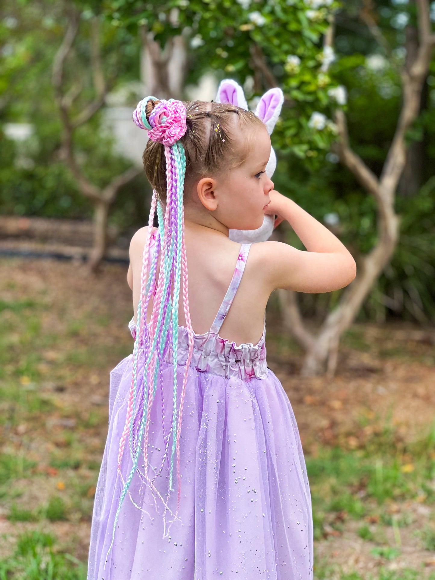 Cotton Candy Braided Boho Set
