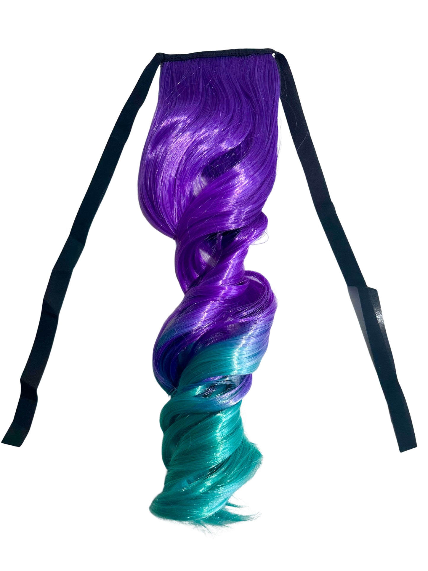 Mermaid princess ponytail
