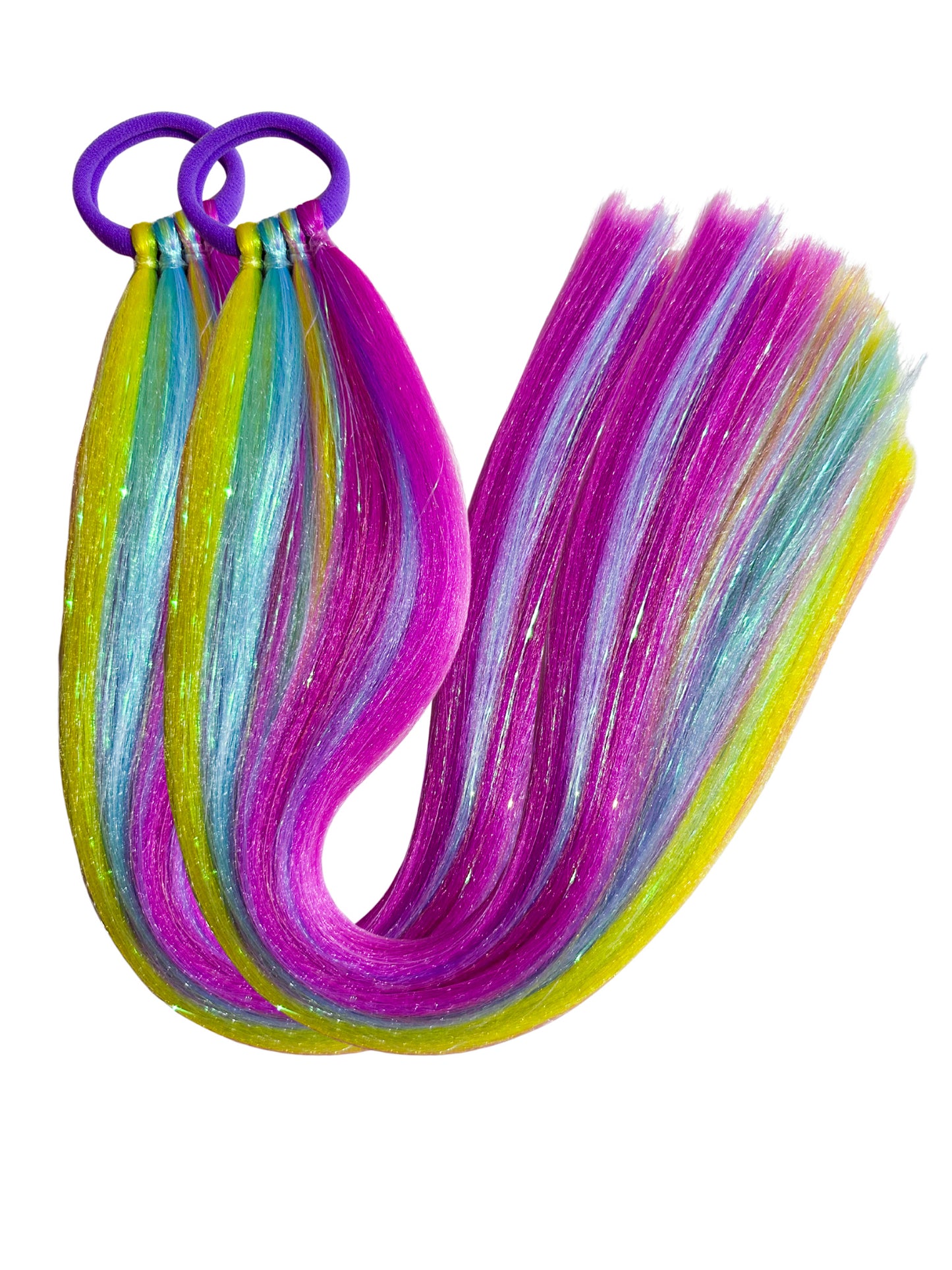 Electric Poppy braid set MIDI 45cm