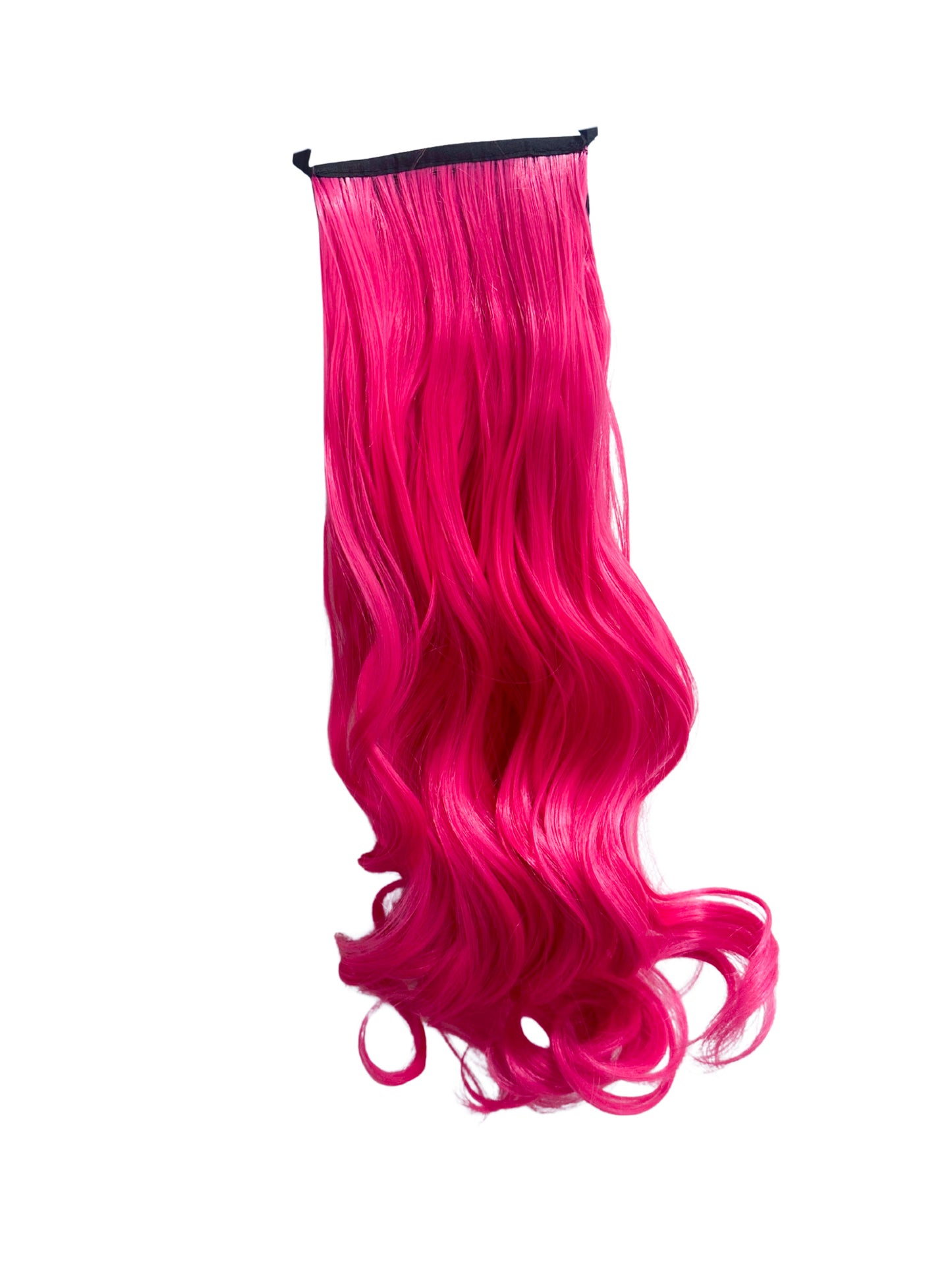 Pretty in pink princess ponytail