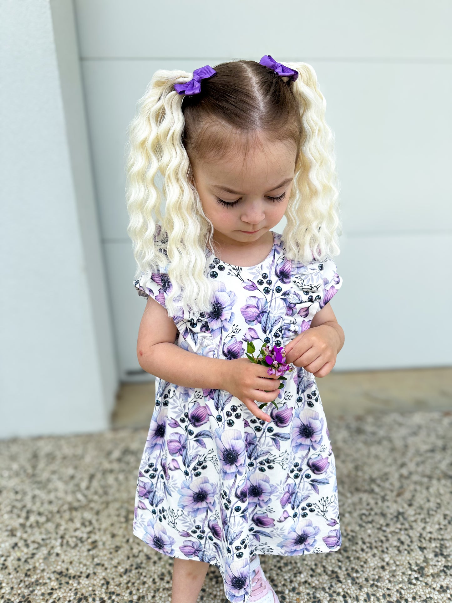 Vanilla Mermaid wave MINI ponytail set 30cm set