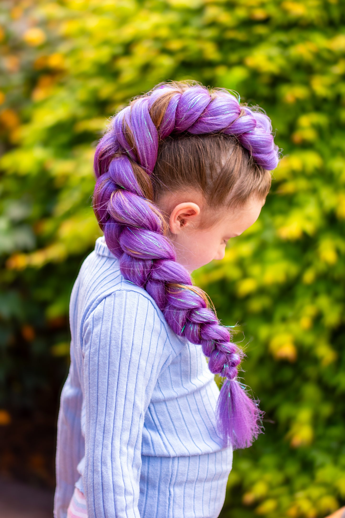 Purple Rumi Kanekalon Braiding hair