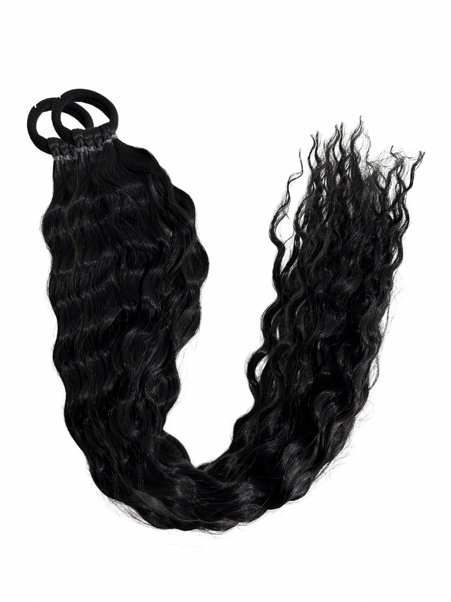 Black Noir mermaid ponytail set