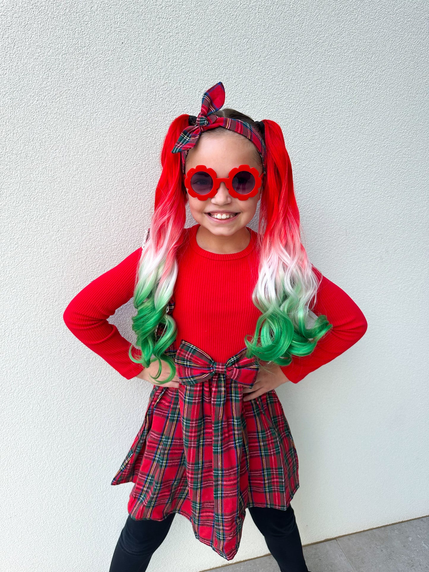 Festive princess ponytail