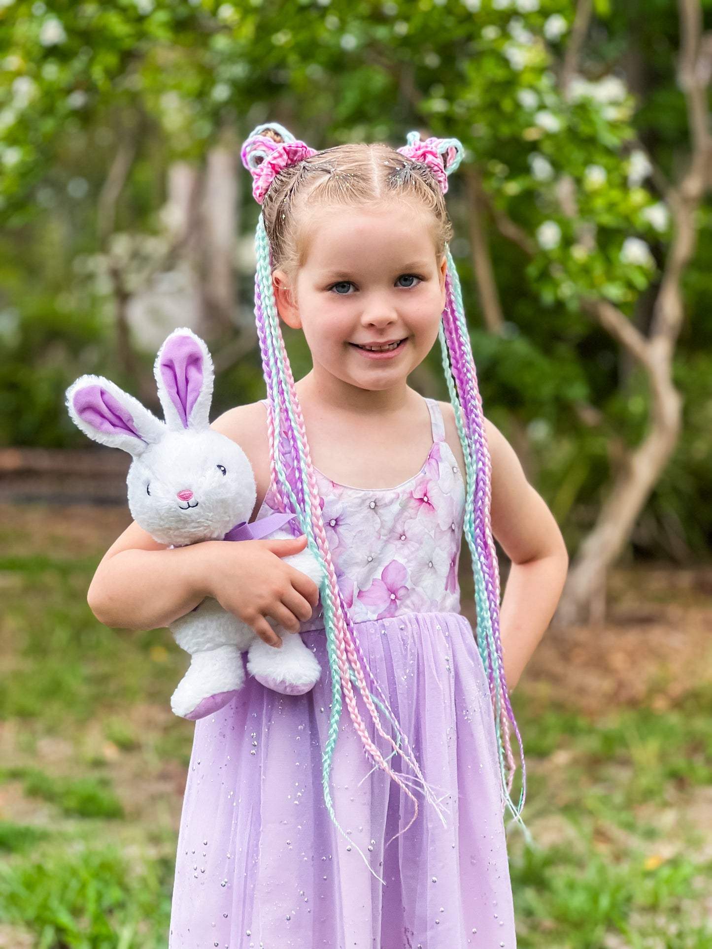 Cotton Candy Braided Boho Set