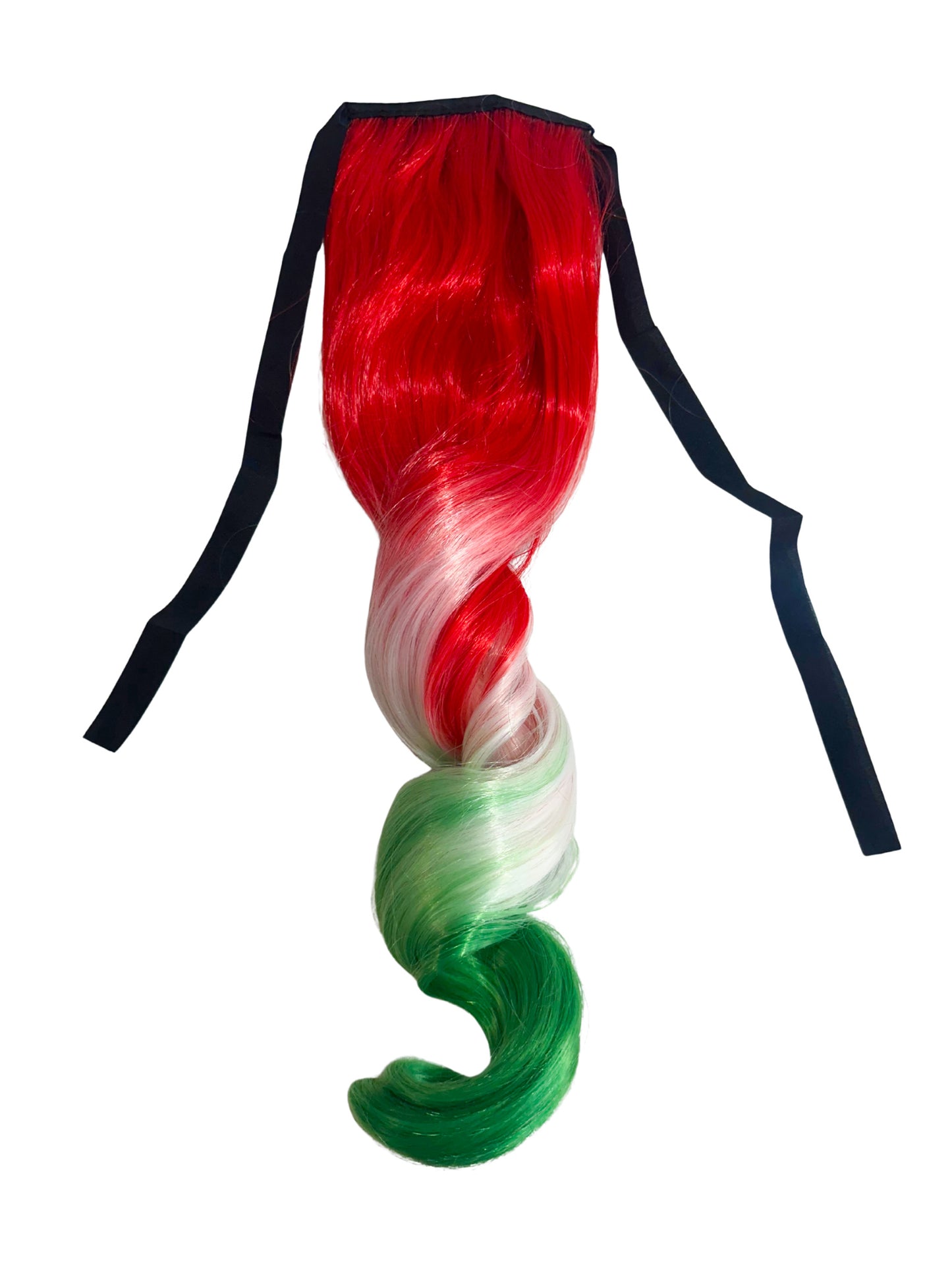 Festive princess ponytail