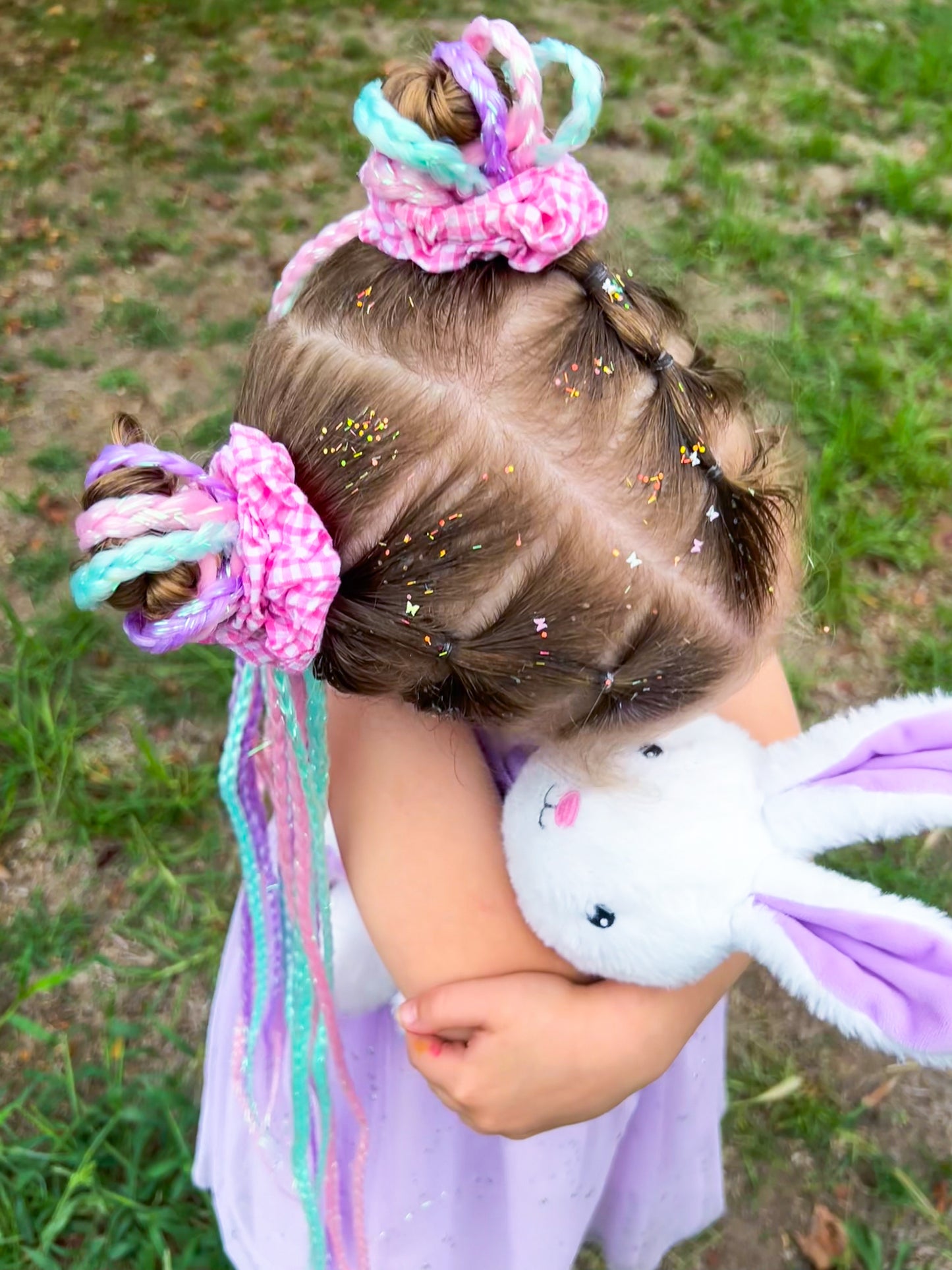 Cotton Candy Braided Boho Set