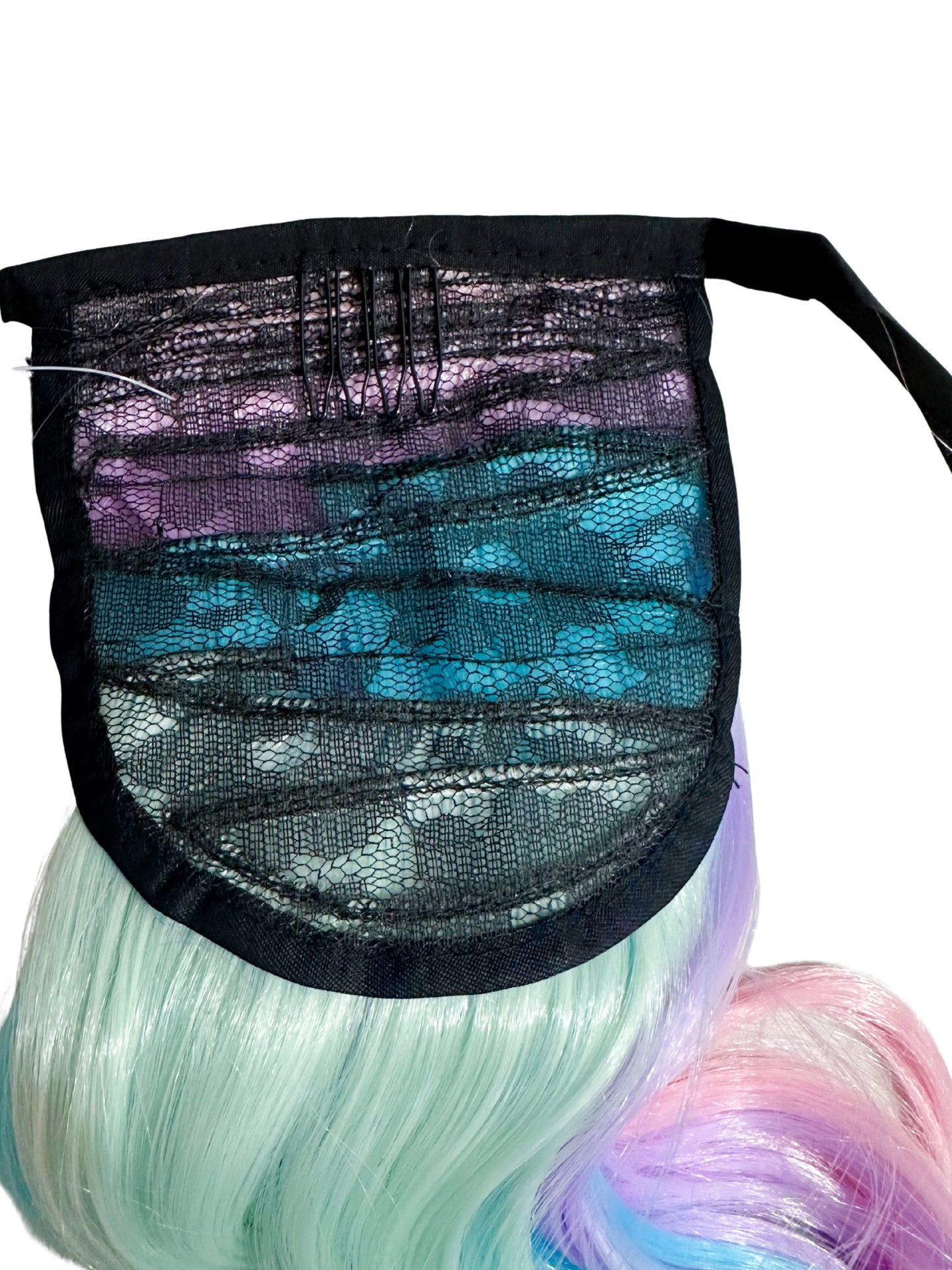 Cotton Candy princess ponytail