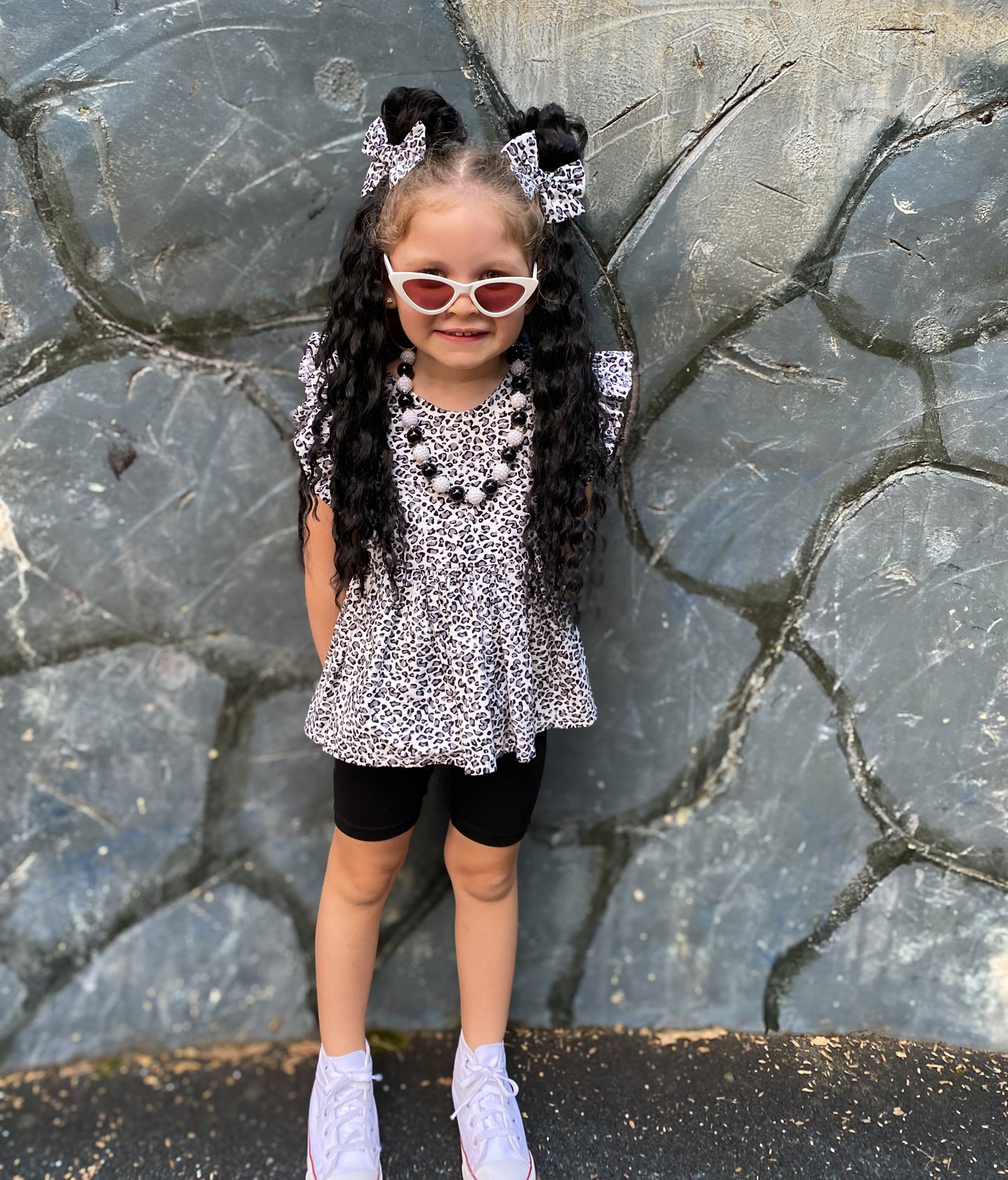 Black Noir mermaid ponytail set