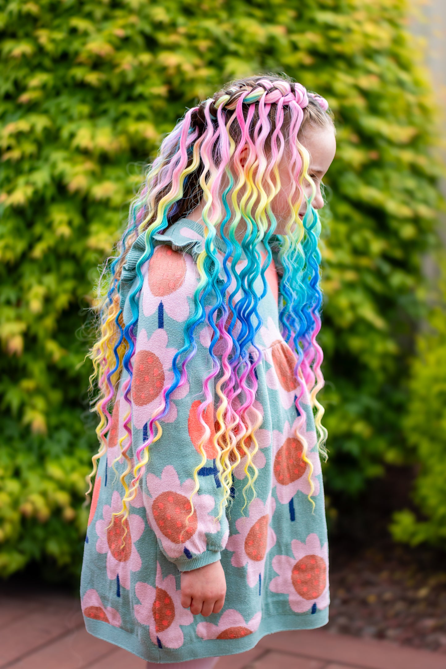 Lollipop mermaid wave braiding hair