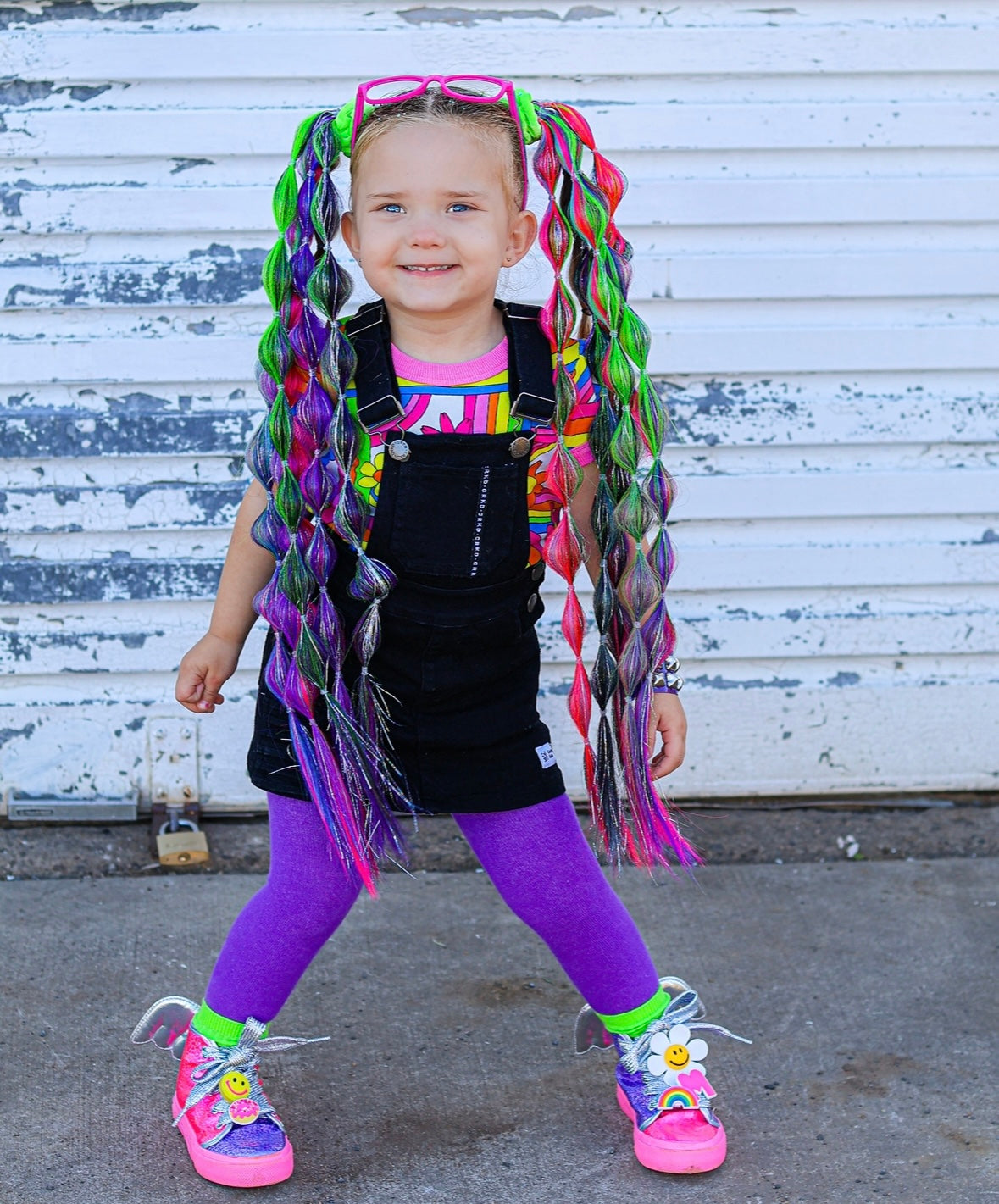 Custom Mix Coloured Handmade BUBBLE Braids (double set)