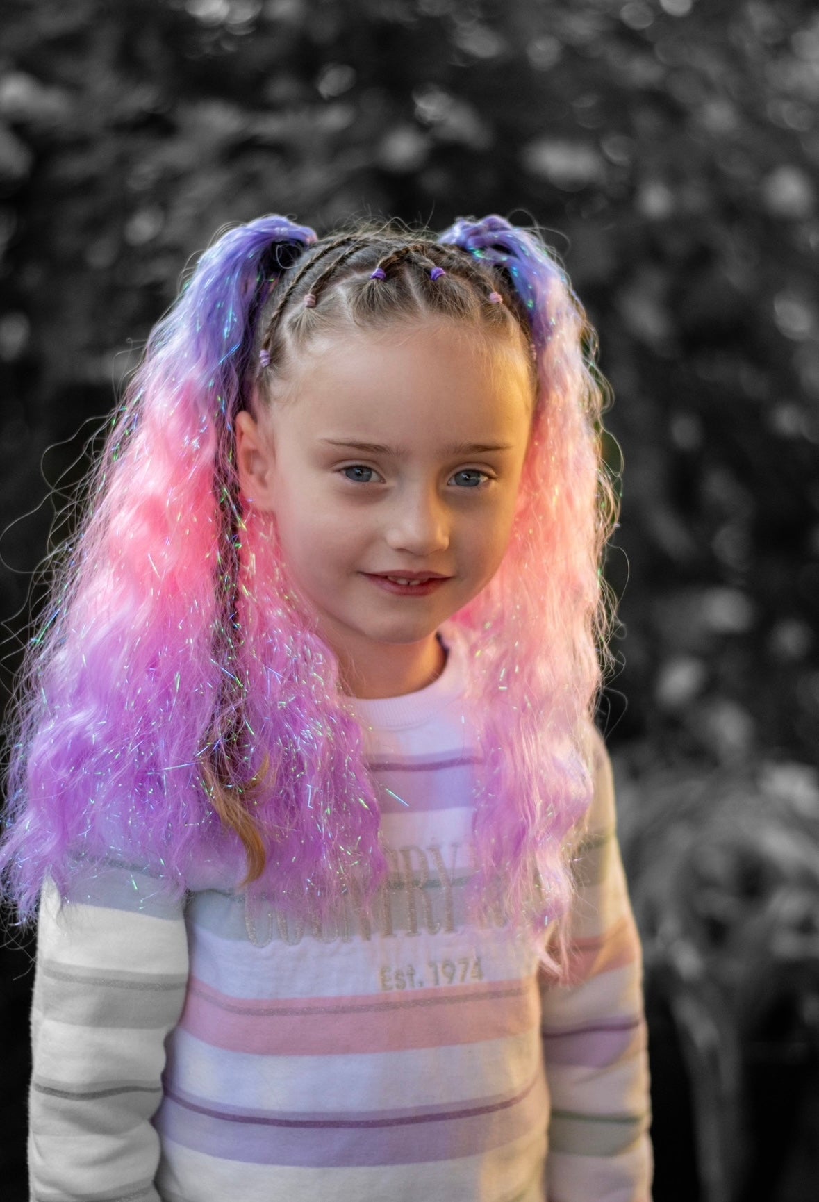 Aurora mermaid ponytail MIDI 45cm set
