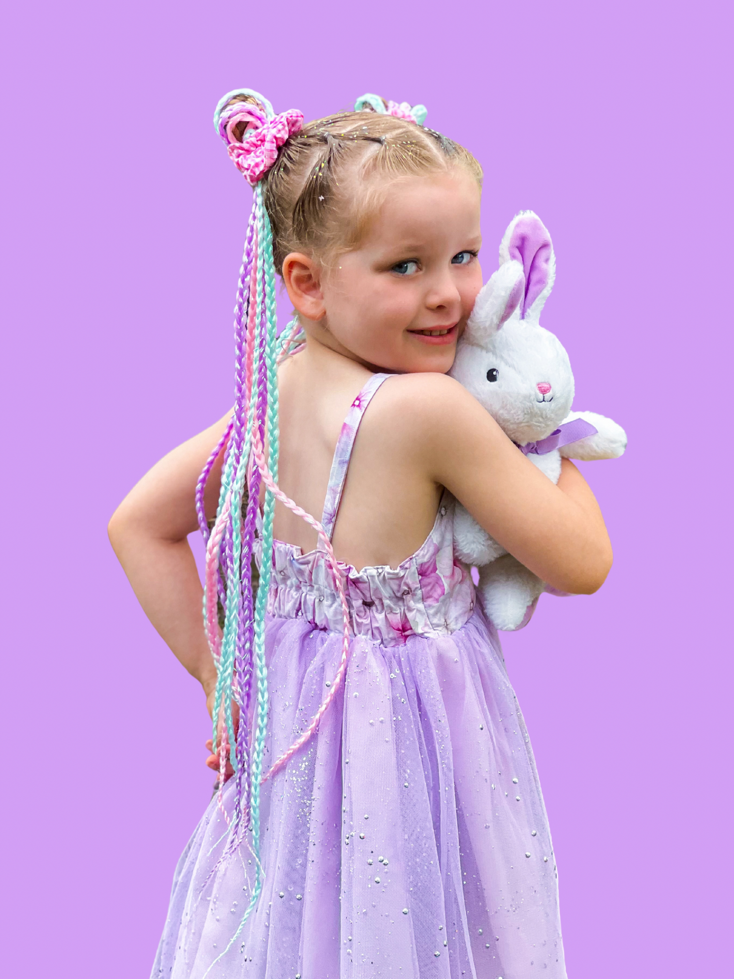 Cotton Candy Braided Boho Set
