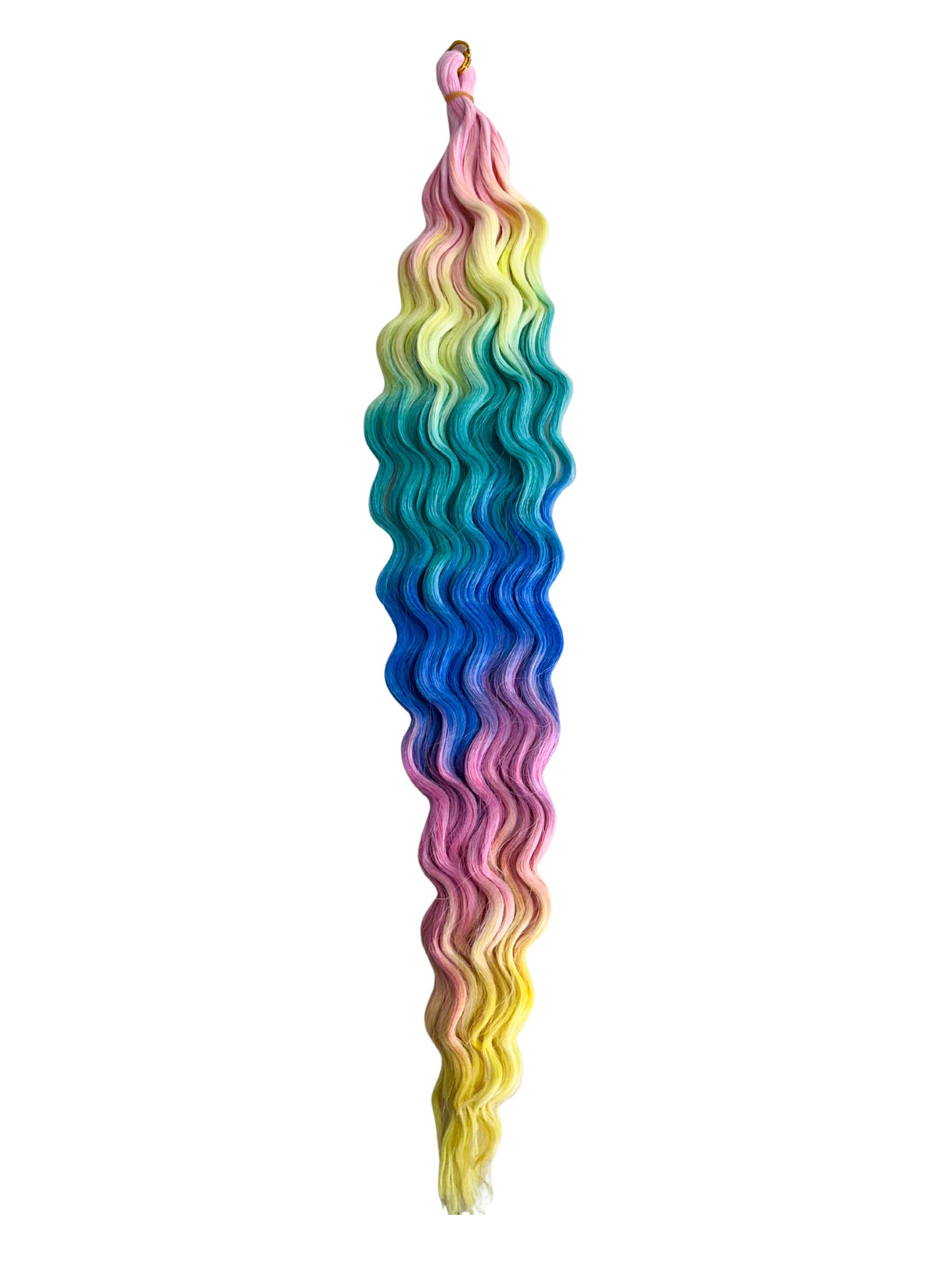 Lollipop mermaid wave braiding hair