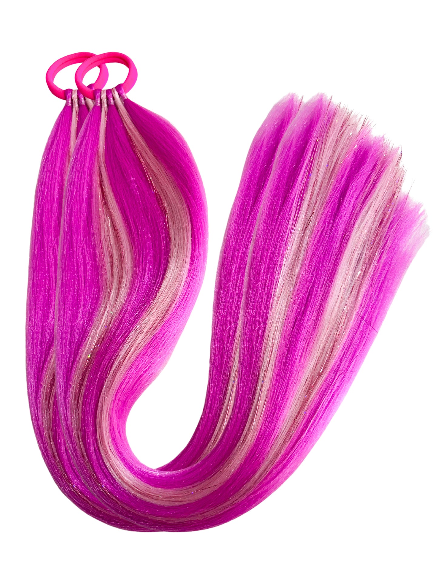 Pretty in pink shimmer braid set