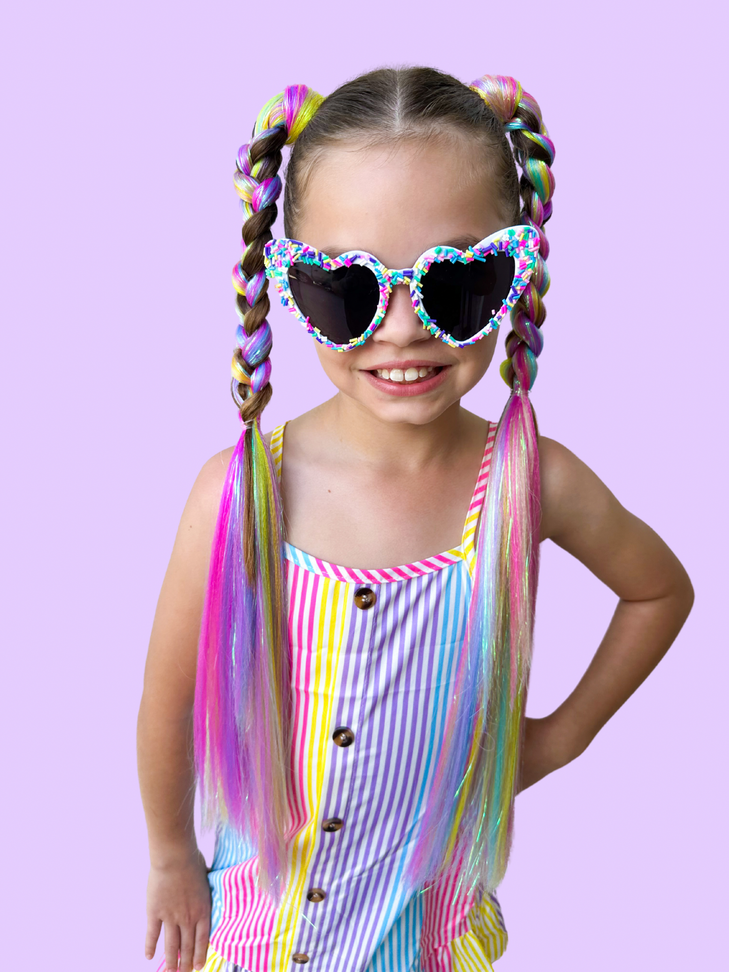 Electric Poppy braid set