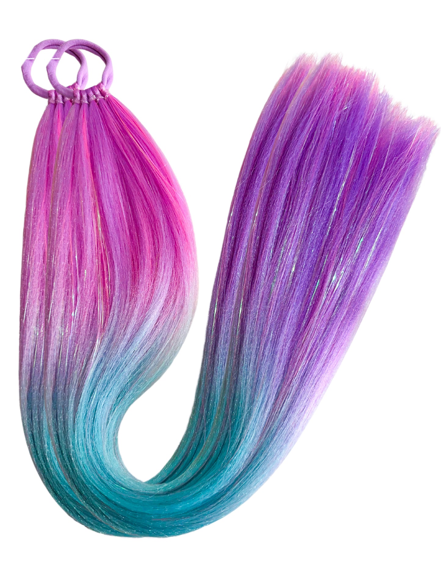Bubblegum shimmer braid set
