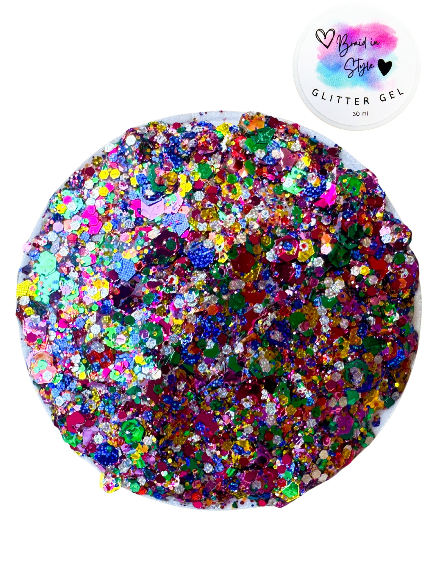 Rainbow Diva Glitter Gel 30ml