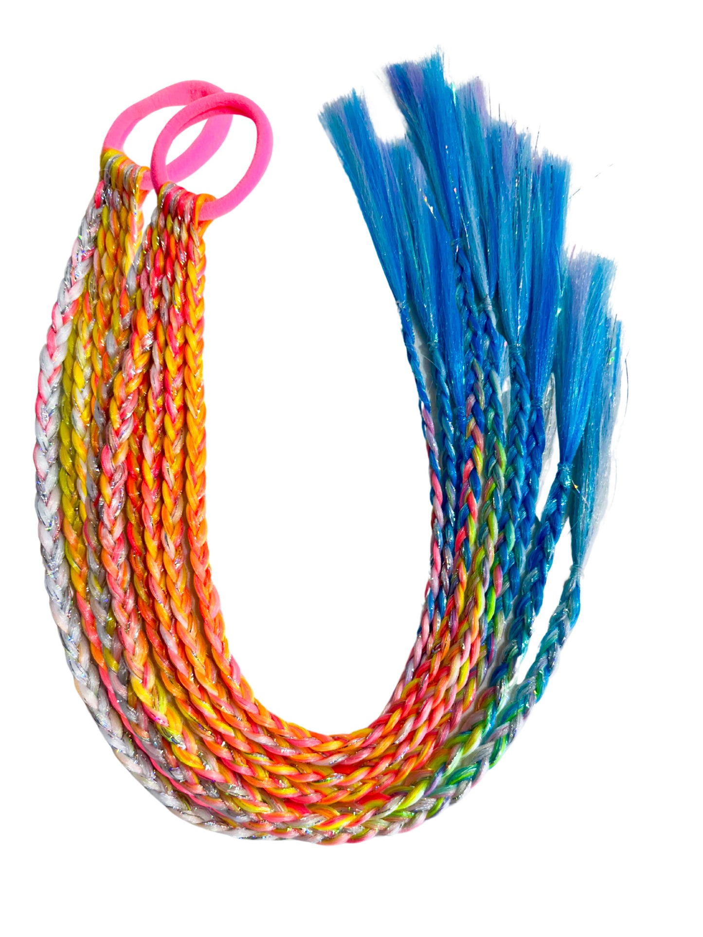 Unicorn Ombrè MIDI Pre-braided 45cm set