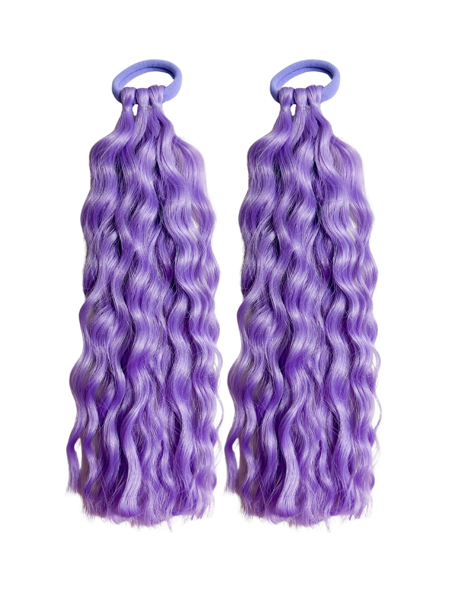 Lilac Mermaid wave MINI ponytail set 30cm set