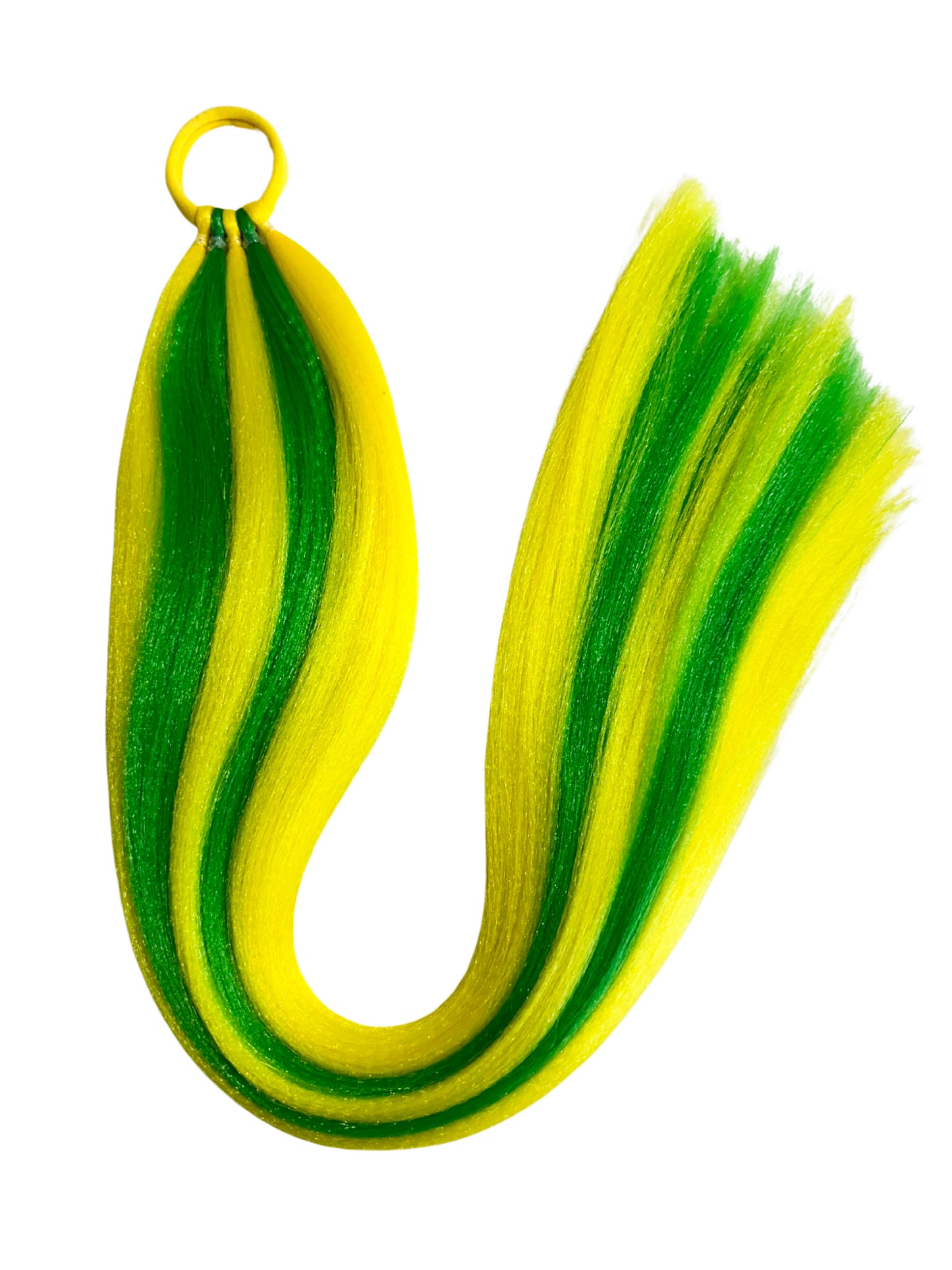 Green/Yellow sports team braid