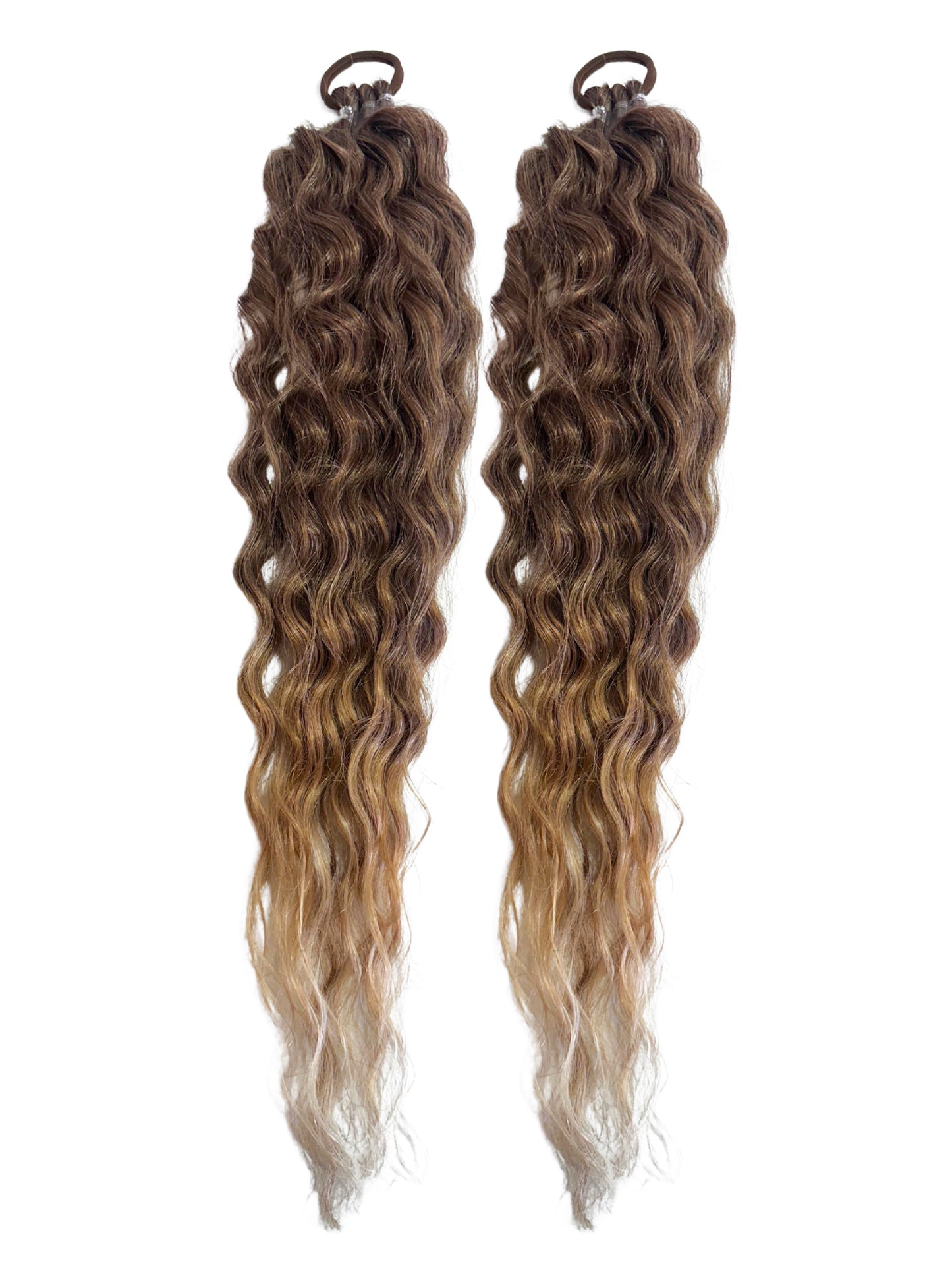 Chestnut mermaid ponytail set