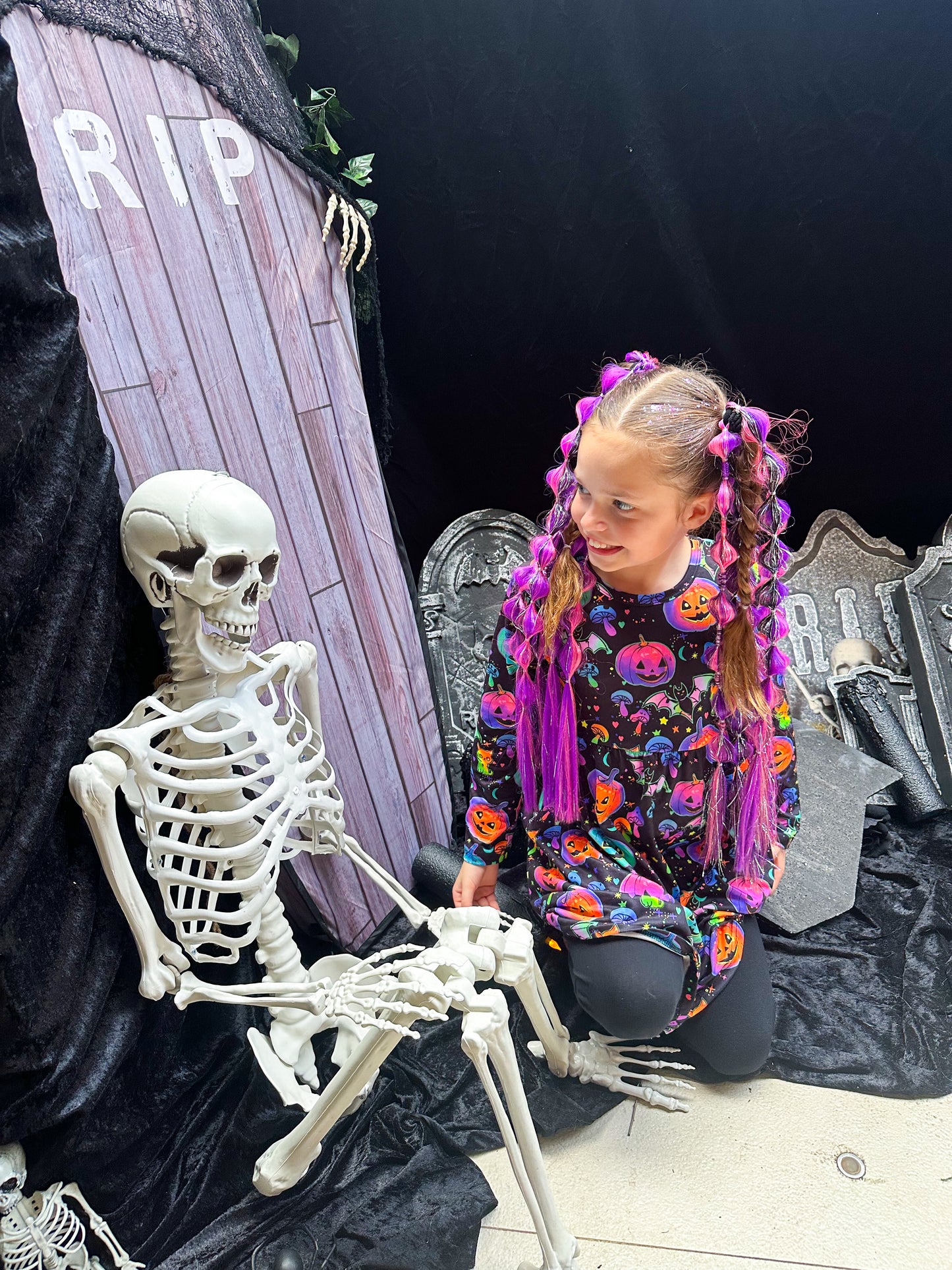 Halloween Queen bubble braid set